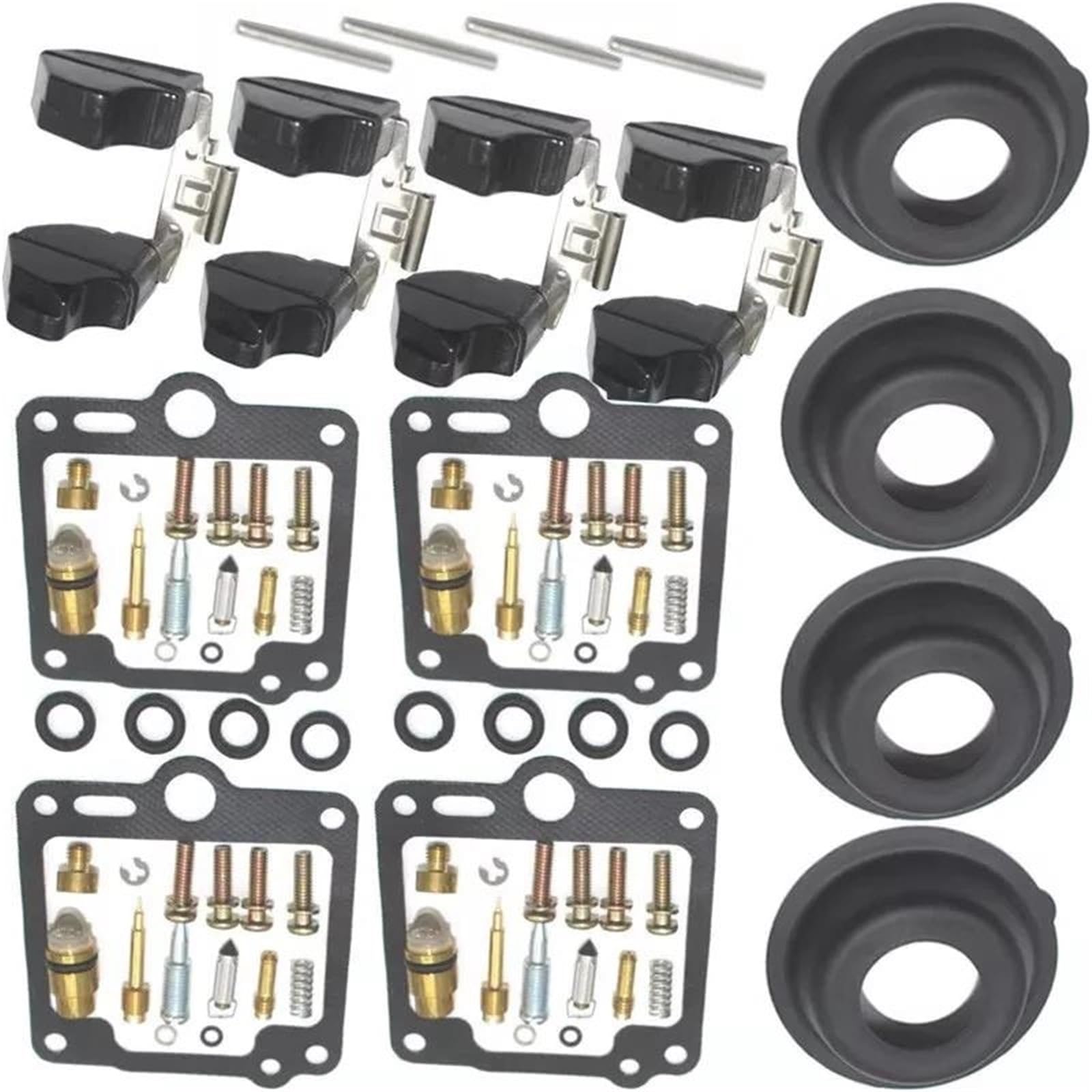 Kit guarnizioni Membrana Kit di Riparazione Carburatore per Motociclette Ricostruzione Galleggiante A Membrana per Y&amaha XJ700 1985-1986 per Maxim X XJ 700