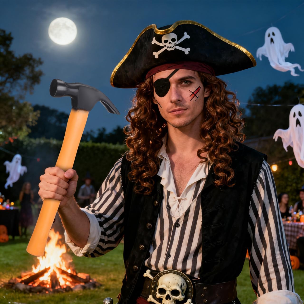 BESTOYARD Hammer Toy Funny Rubber for Boys & Girl Halloween Party Props, Cosplay Accessories, Educational Dress-up Fake Pounding Mallet for Toddler Kids Performance Props - Image 4