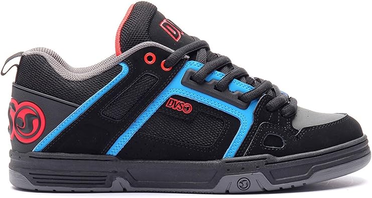 DVS Men's Comanche Black Blue Red Low Top Sneaker Shoes 9