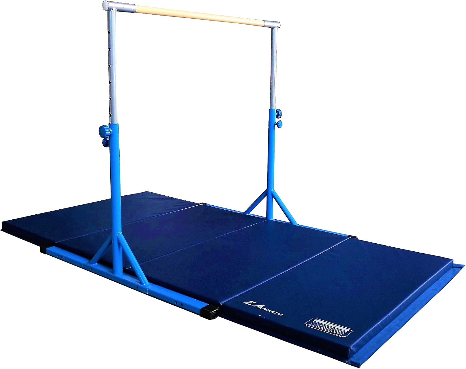 Z ATHLETIC Kip Bar and 4'x8'x2" Gymnastics Mat