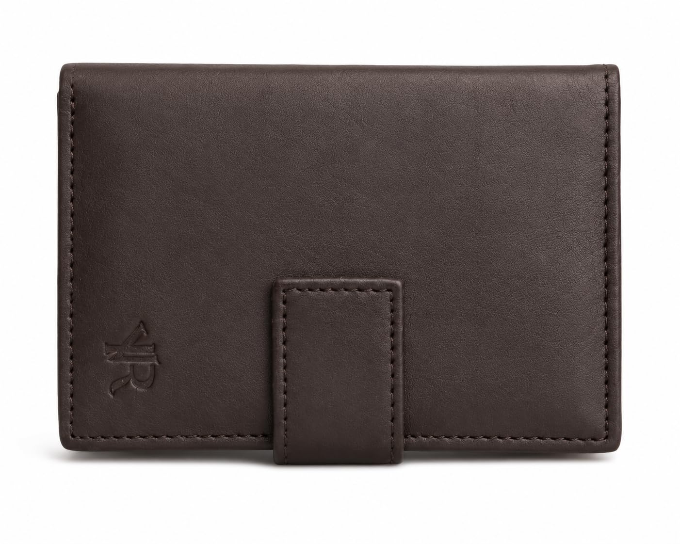 Men's Genuine Leather Trifold Wallet with Coin Pocket, Card Holder, ID Window, Cash Compartment & Snap Button Closure | Slim Style Wallet for Office, Travel, Daily Use, Gift for Men, Black-image-38