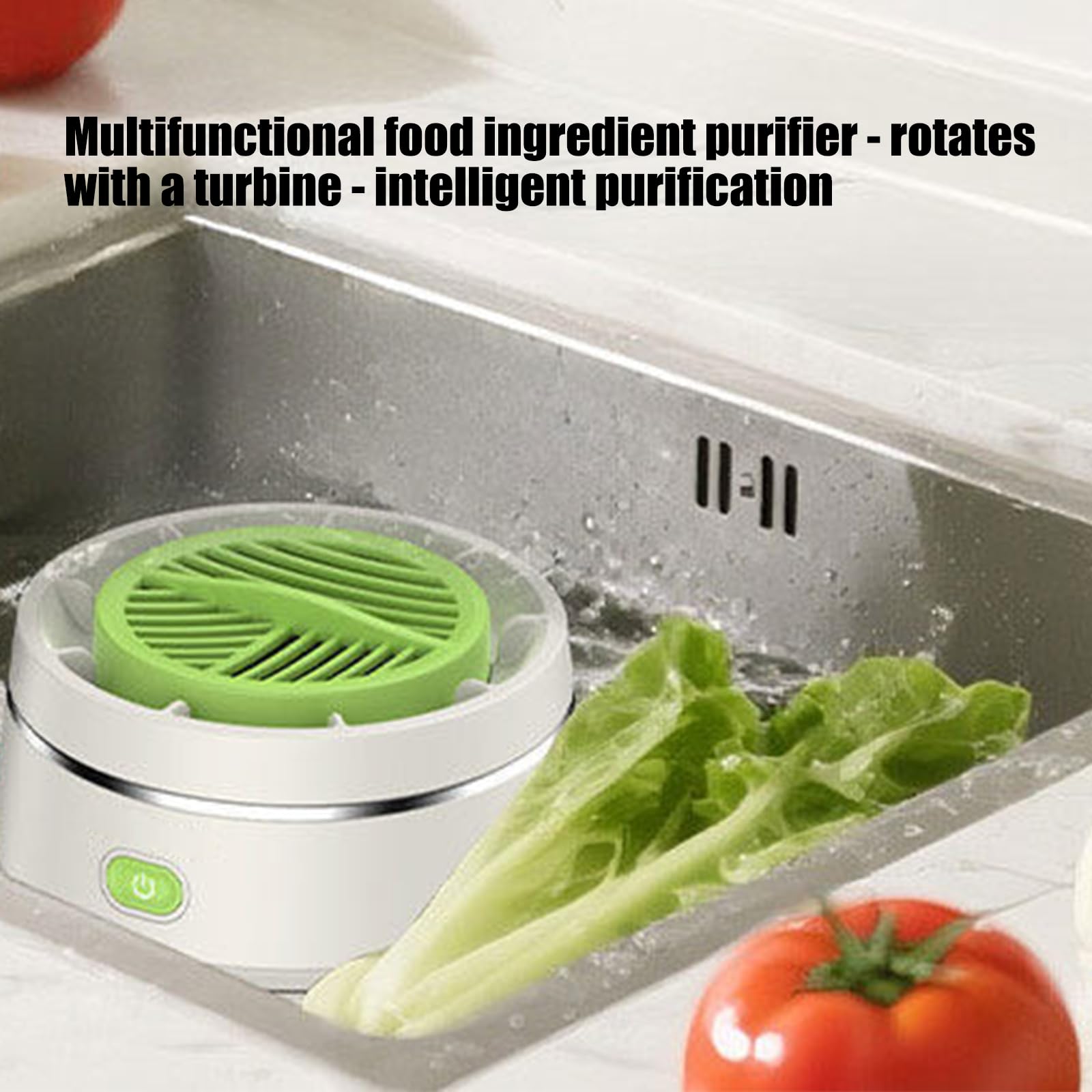 Detergente per frutta e verdura Operazioni automatiche Struttura in ABS Design a risparmio energetico a basso rumore Adatto per la sicurezza alimentare della famiglia Lavatrice prodotti non udibile