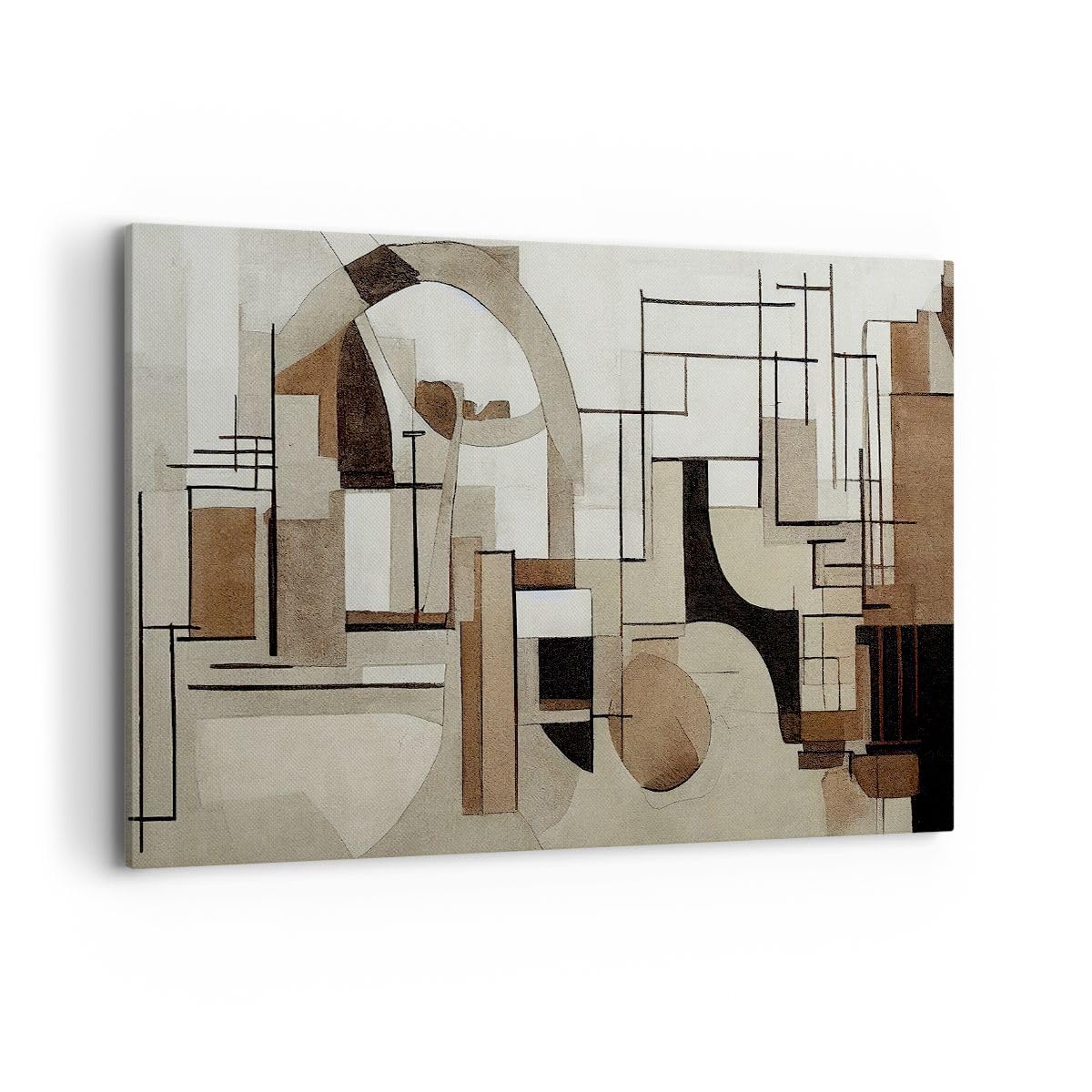 ARTTOR Lienzo Decorativo 120x80cm Moderno Horizontal Abstracto Arte - 5645