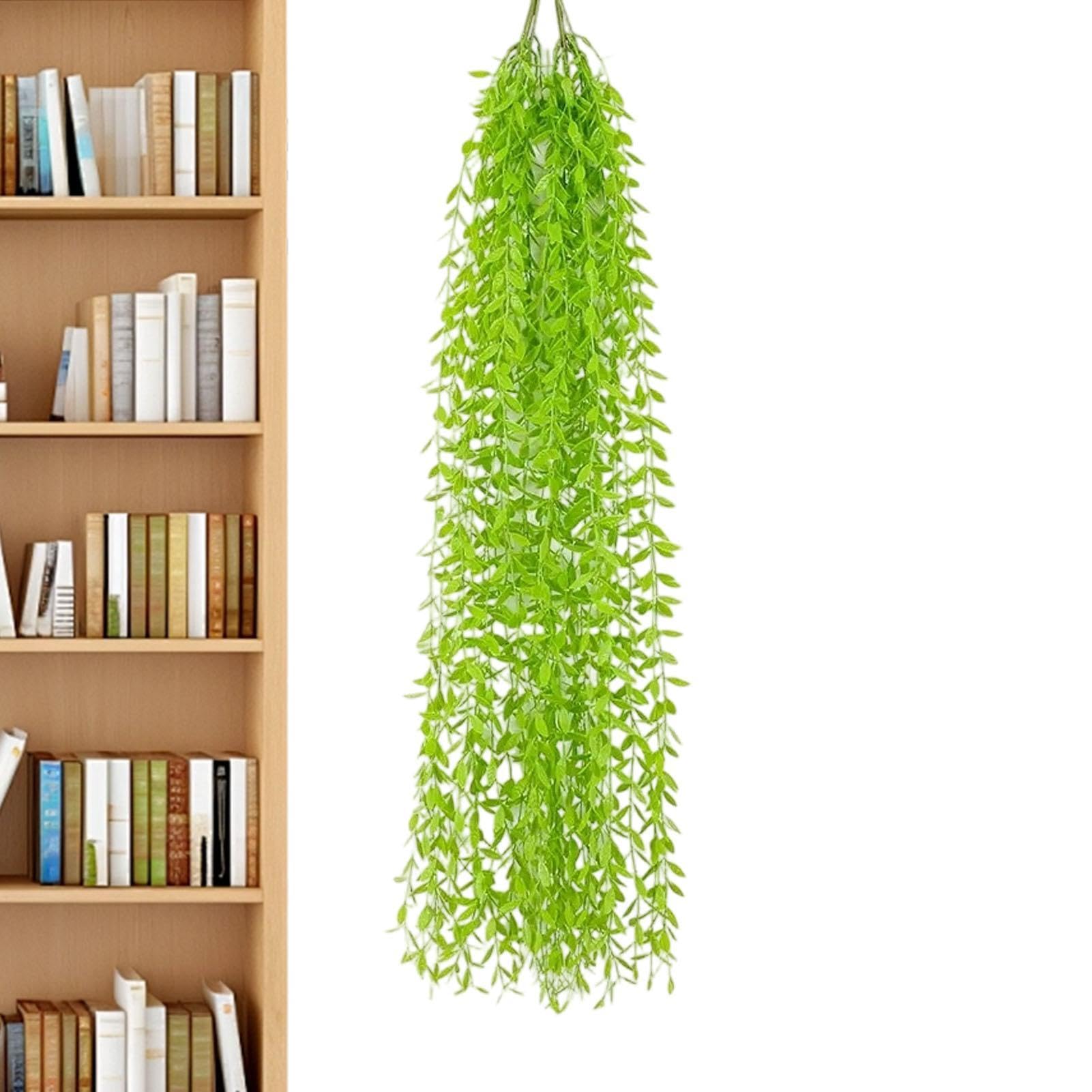 Feuille de saule artificielle pour décoration de pergola extérieure