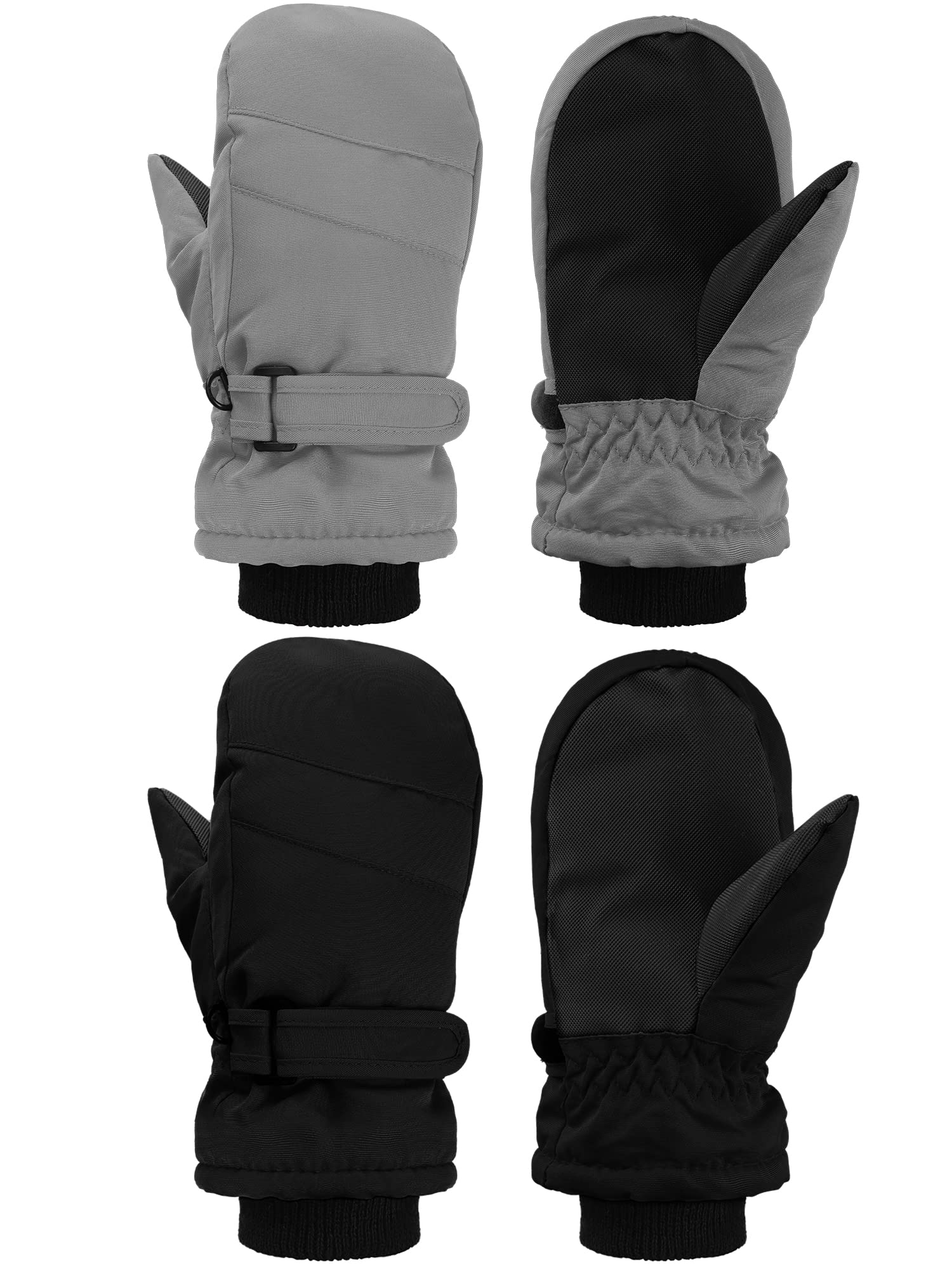 SATINIOR Kids Snow Mittens