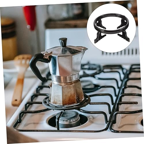 Miniatura 8 de MAGICLULU Jaula para ollas de trabajo en soportes para ollas, cafetera reductor de gas, estufa de café, estufa, quemador, anillo reductor de gas,