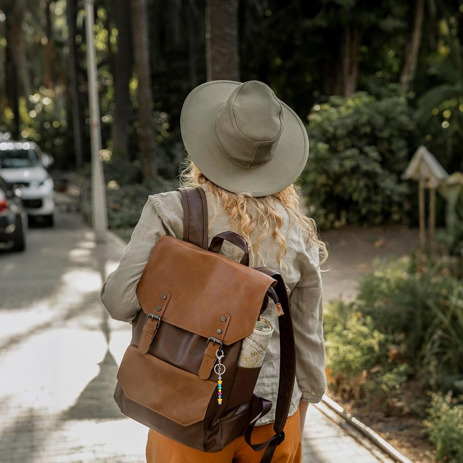 12 Pcs Beadable Keychain Bars Blanks Bead Metal Keychain for Craft DIY Gifts - Image 6