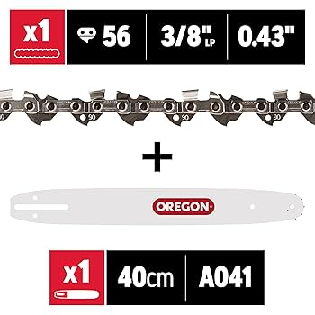 クラン坊ページ Amazon.com : Oregon 16-Inch Replacement Chainsaw Bar & R56