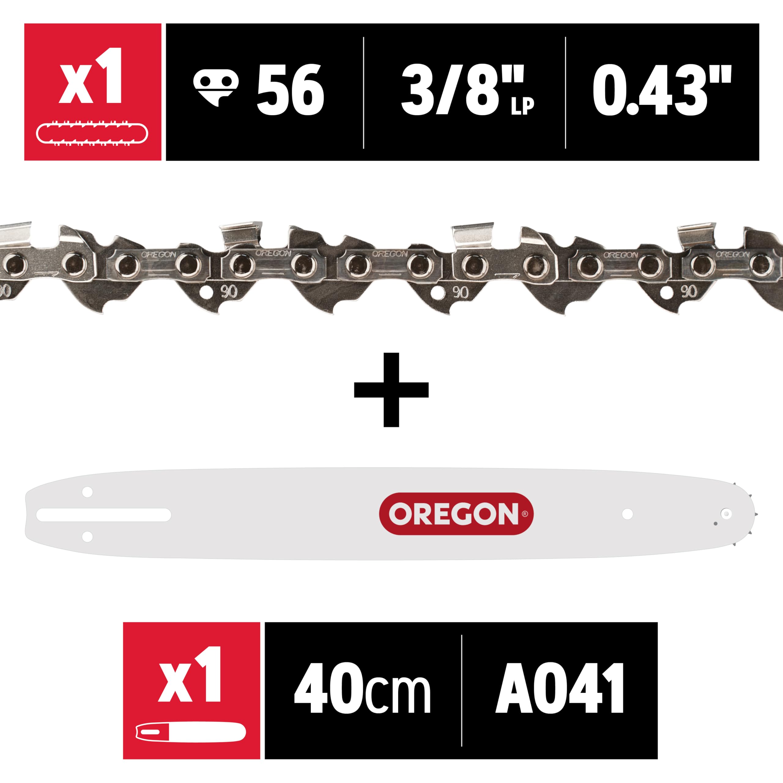 DAANページ　WSBO-16/N Amazon.com : Oregon 16-Inch Replacement Chainsaw Bar & R56