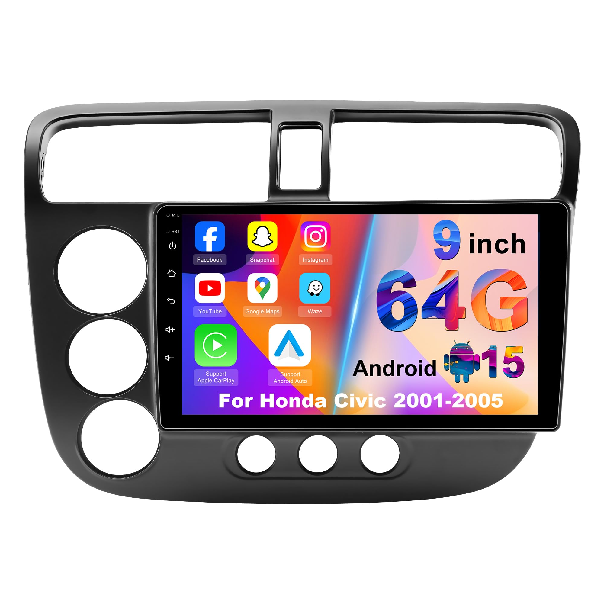 Car Radio Stereo for Honda Civic 2001-2005