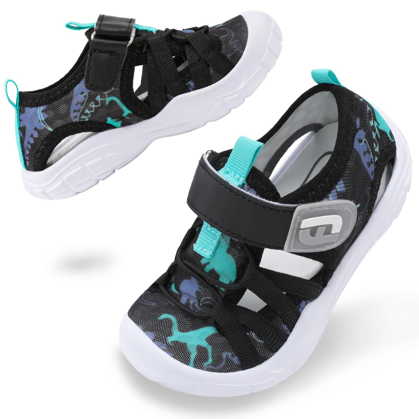 JOINFREE Toddler Boys Girls Water Shoes Breathable Qucik Dry Sport Beach Sandals Lightweight Barefoot Flexible