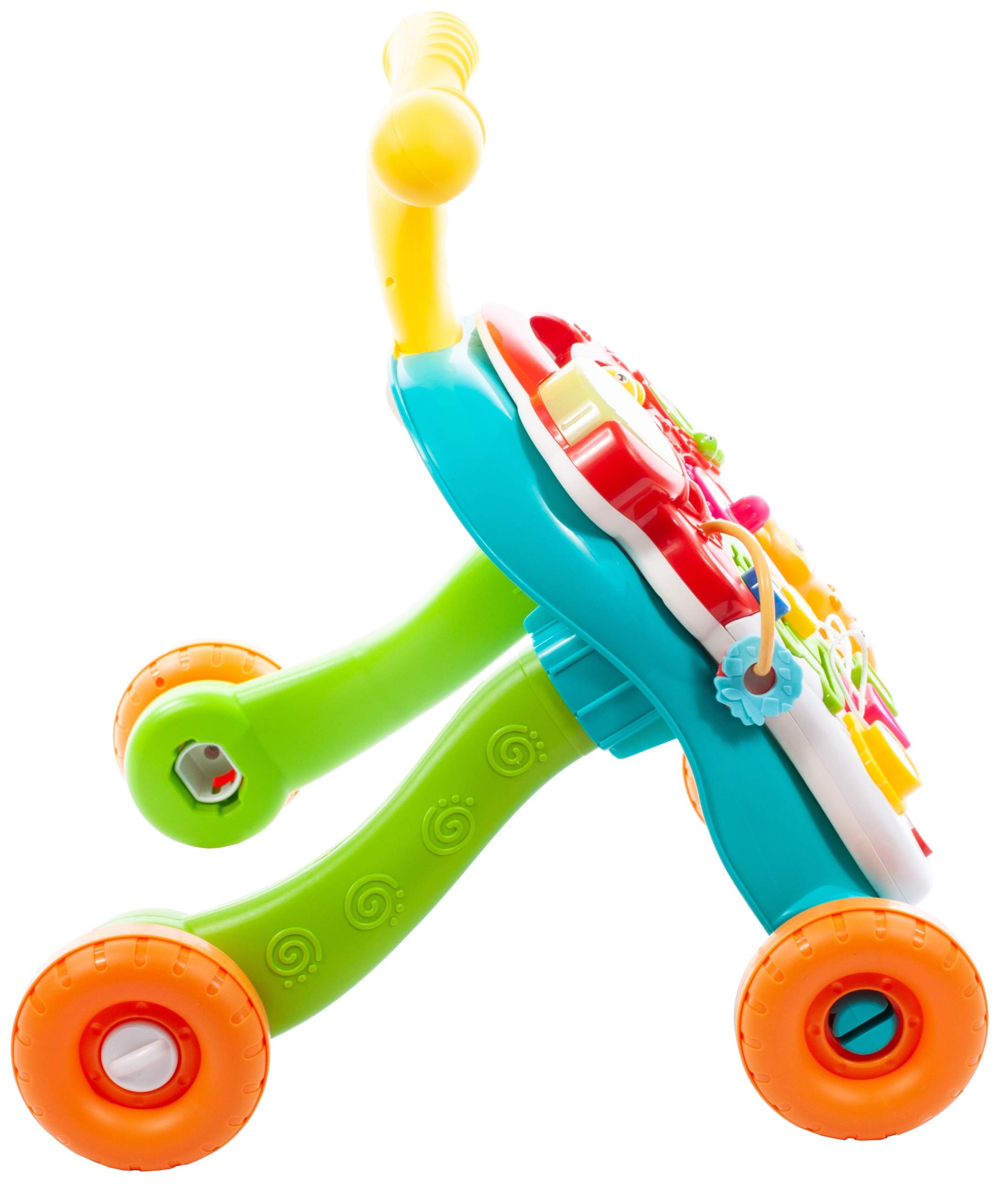 MalPlay 5901924216421 Chodzik Pchacz 5W1 Kolorowy ,Wielokolorowy
