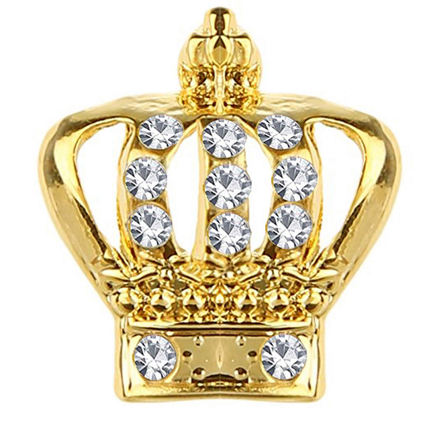 OkosGold Plated Indo Classic Design Crown Brooch For Boys And Men SP10002019