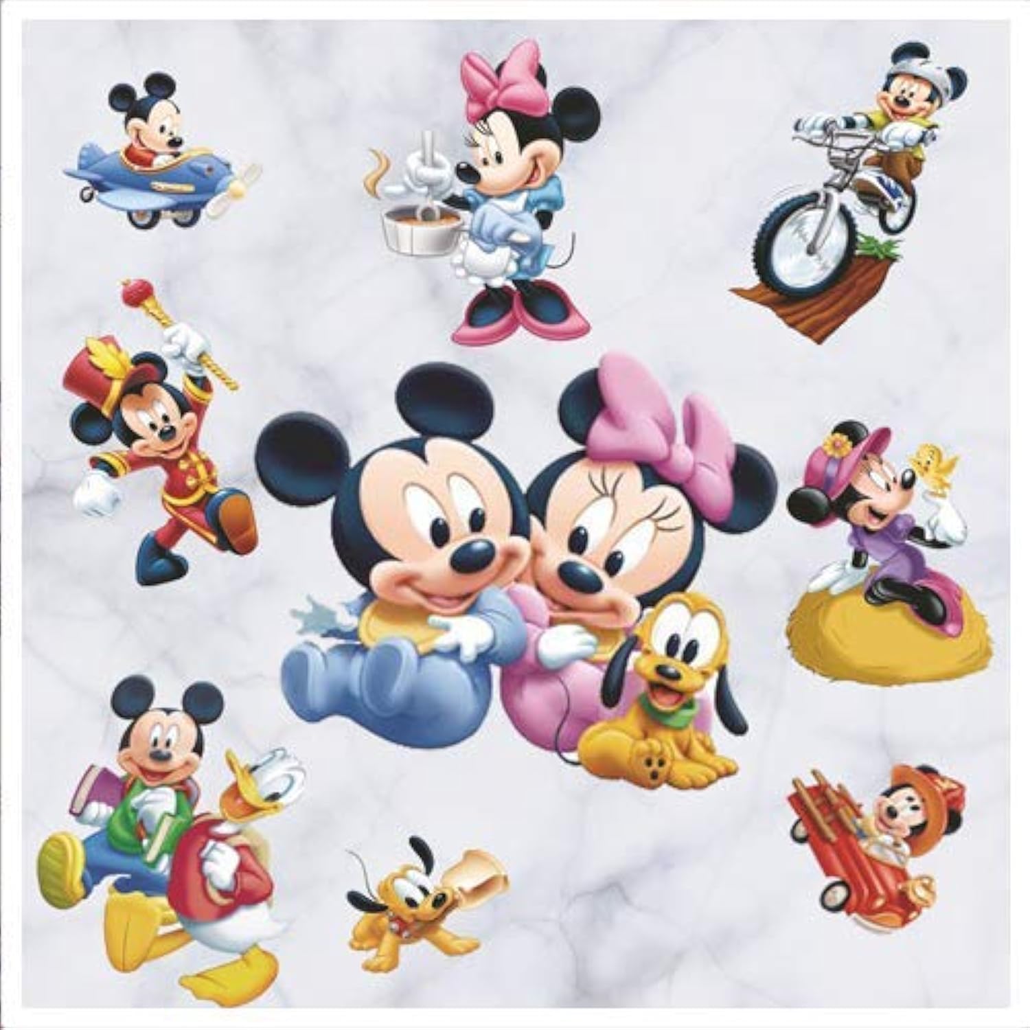 Adesivi Murali RoomMates - Topolino E Minnie Per Decorazione Parete - 3