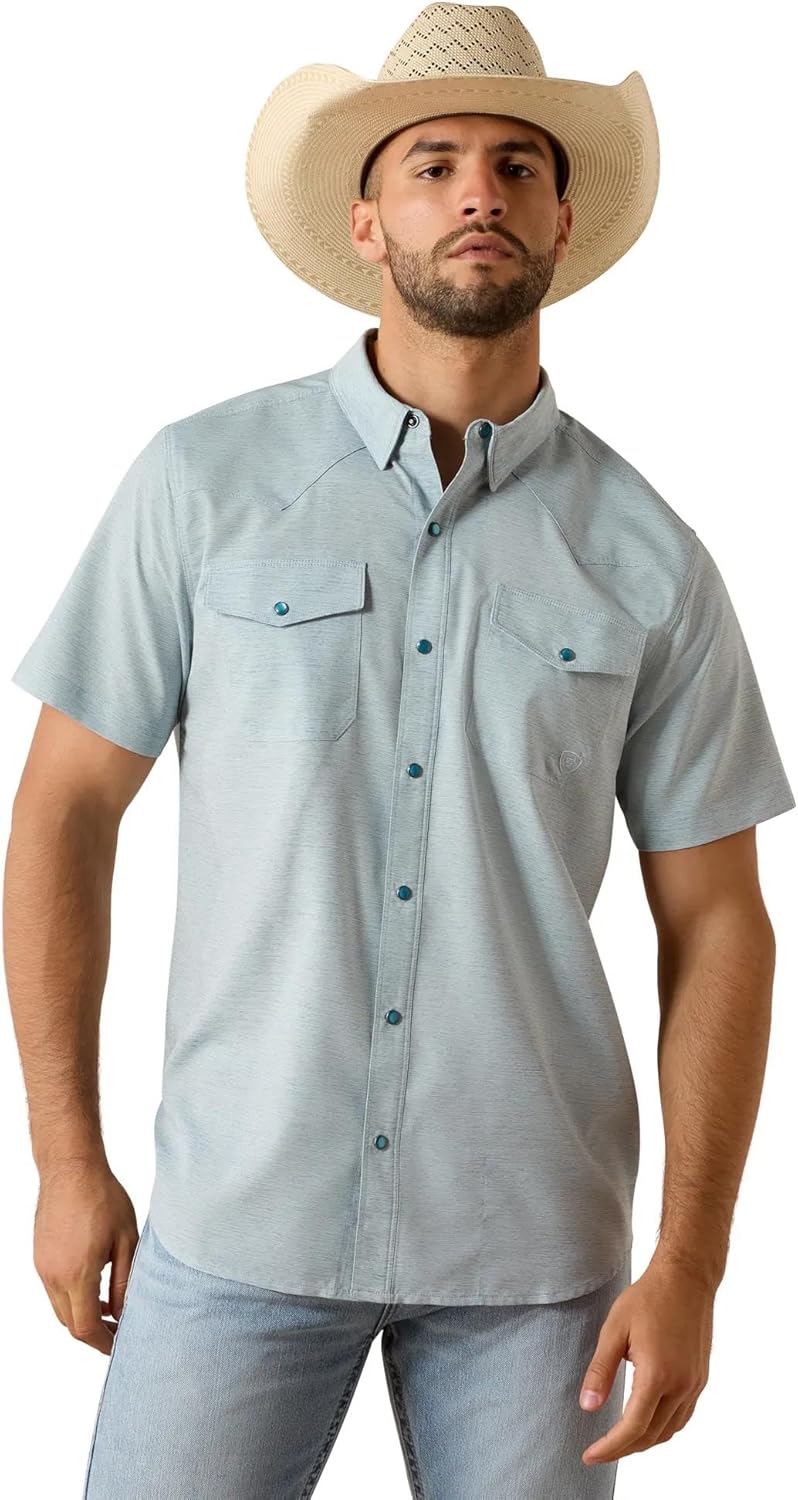 ARIAT Men's Venttek Western Fitted Snap Shirt