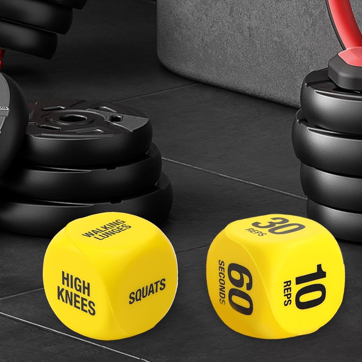 Exercise Dice Fitness Equipment Push Up Squats Men Women image 3