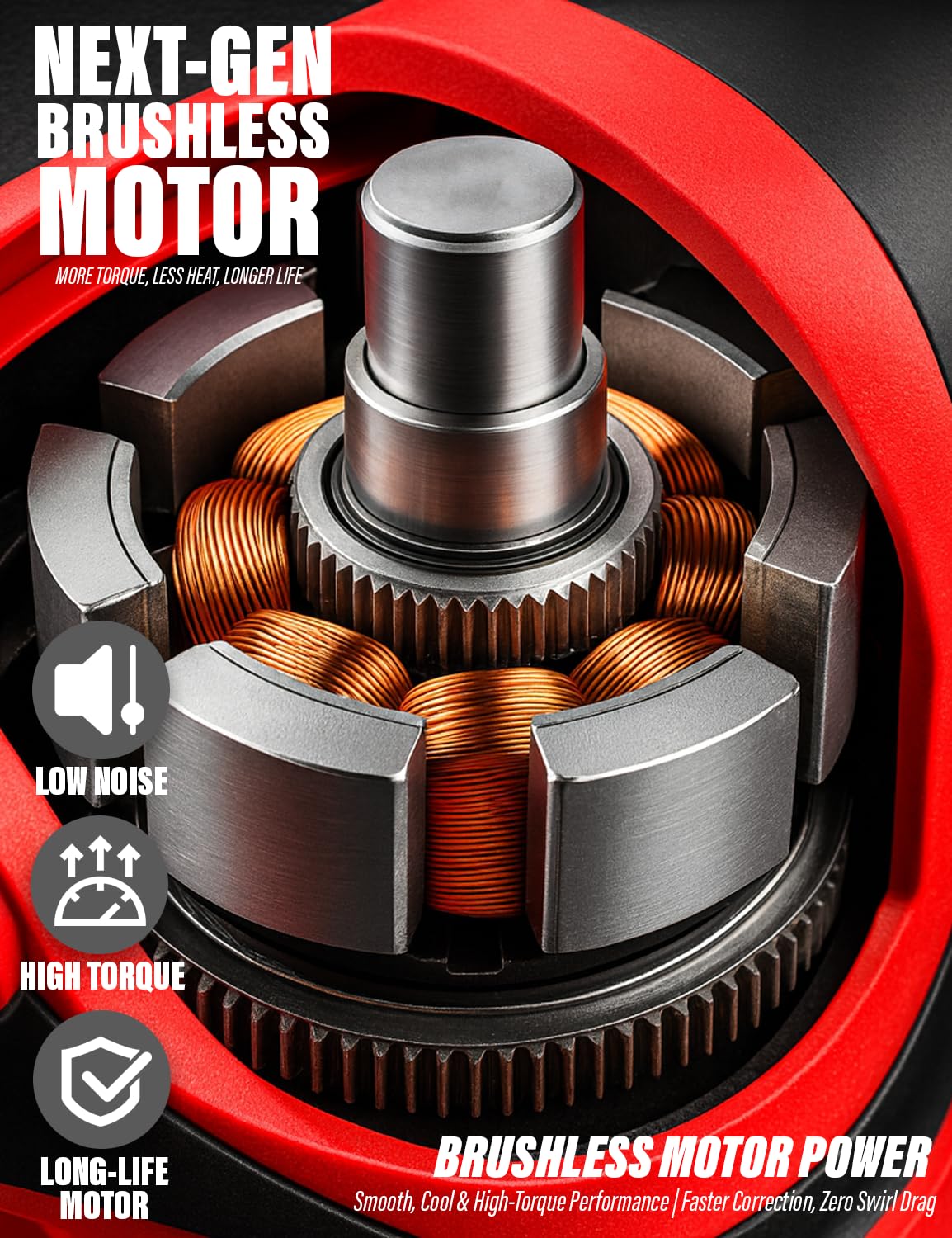 Xtremeauto Glide X6 Cordless Dual Action Car Polisher Kit – 21V Brushless Buffer & Waxing Machine with 2 Batteries, Variable Speed Orbital Polishing Tool for Car Detailing, Scratch Removal & Finishing - 3