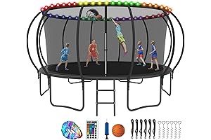 YORIN Trampoline 14ft: Safe and Fun for Kids and Adults