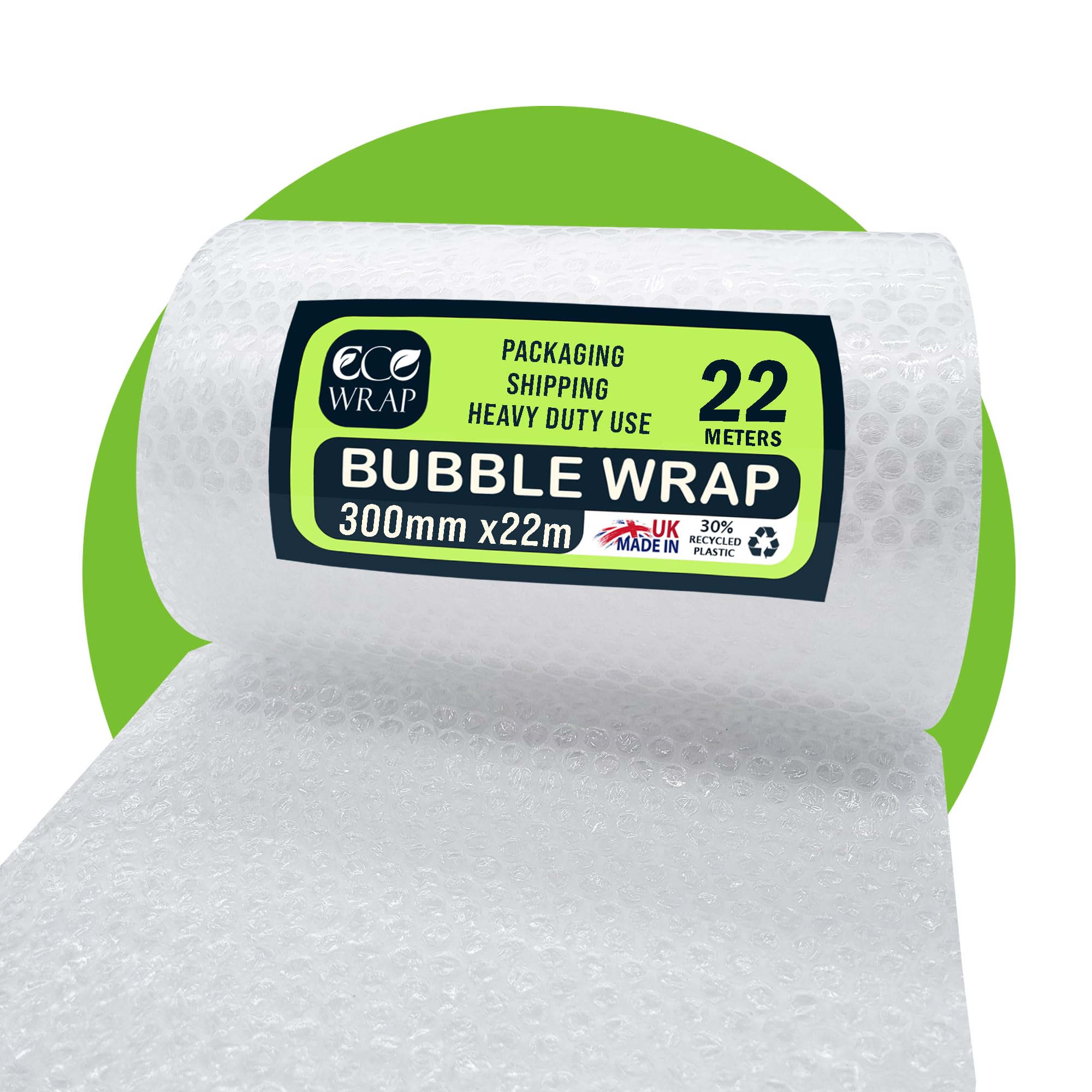 Bubble Wrap Premium Quality Material for Fragile Items, House Moving, Storage & Shipping, Environmentally Friendly and Cost Effective (300mm x 22M)