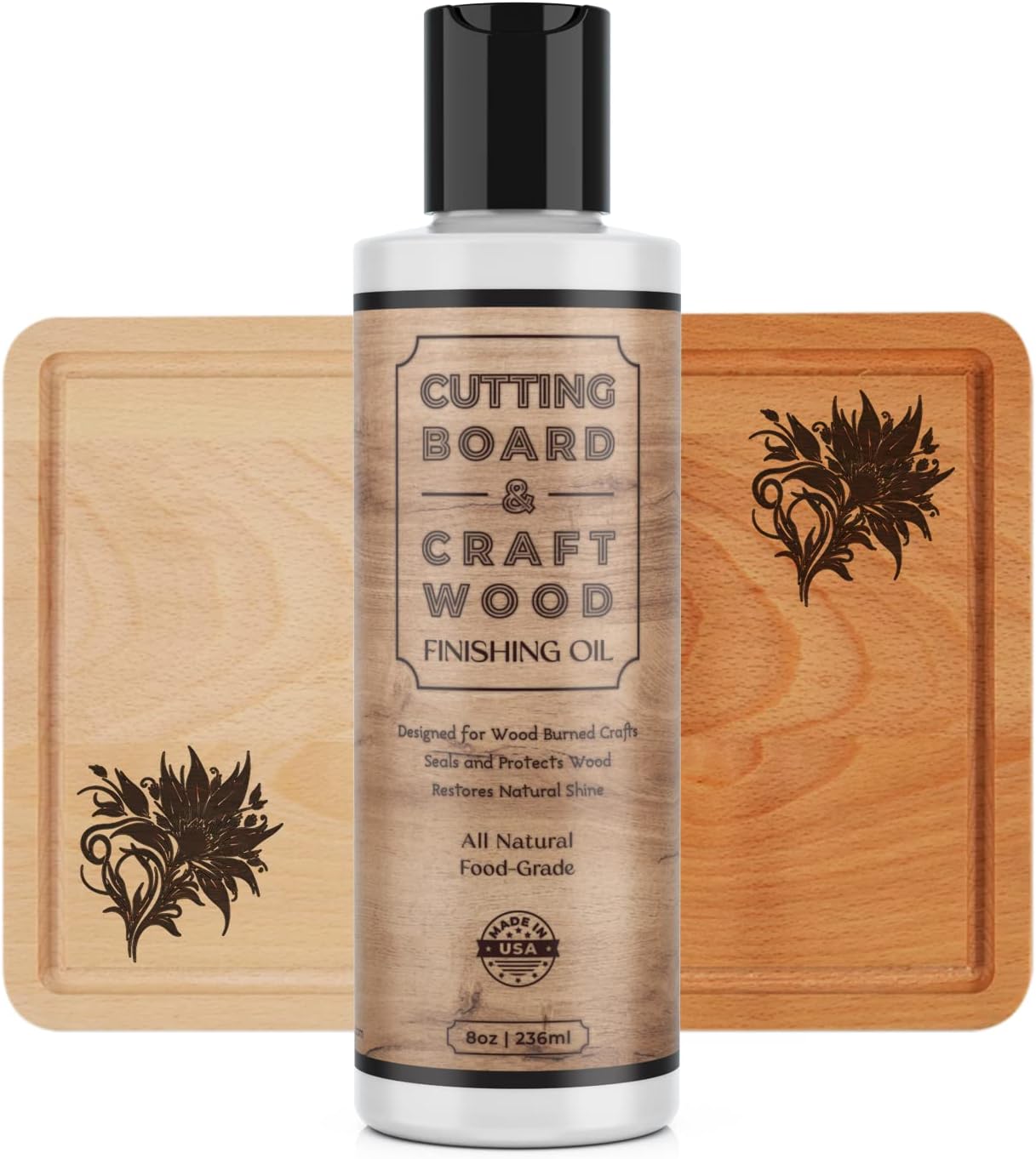 Craft Wood Finishing Oil + Conditioner 8oz FoodSafe Wood