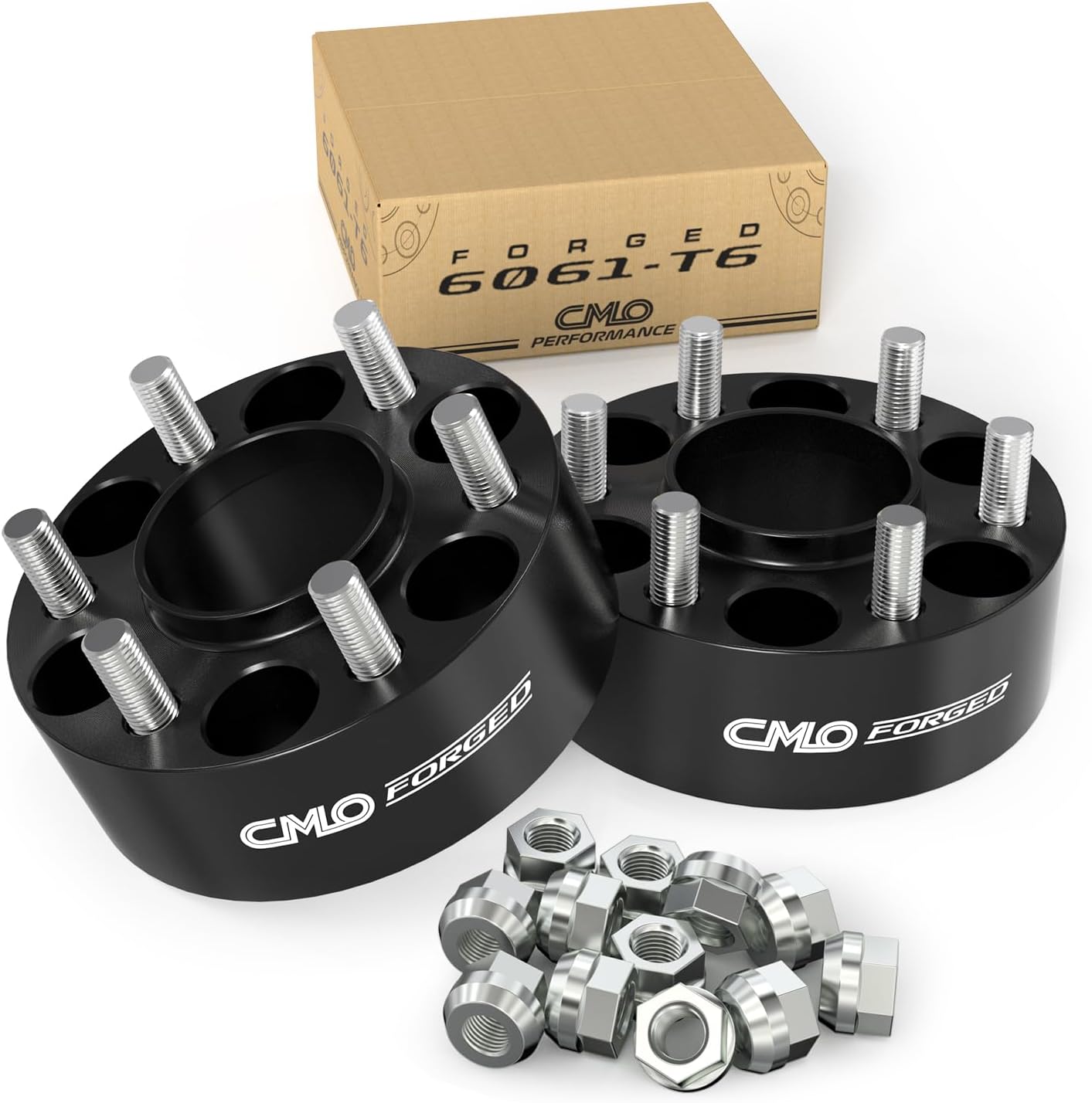 Customadeonly 64mm (2.5 Inch) 6x135 Hubcentric Black Wheel Spacers Compatible F-150 Expedition 2004-2014, Mark LT 2006-2008, Navigator 2003-2014 (2pcs 87.1mm M14x2.0)