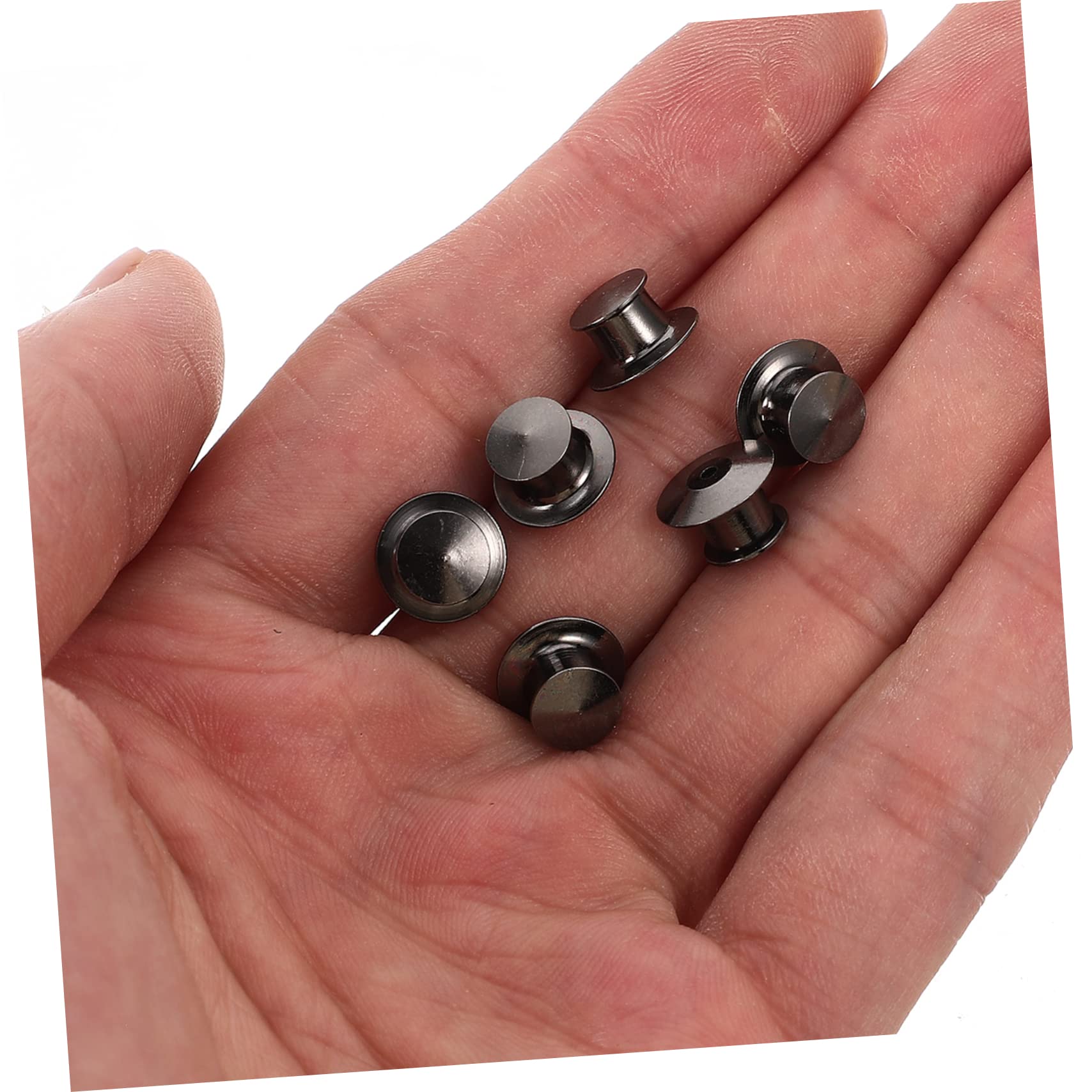 SHINEOFI 4 Scatole Di Ganci A Scatto Con Perni Di Bloccaggio Per Spille Distintivi Gioielli Mini Porta Spille Di Sicurezza Leggeri E Portatili