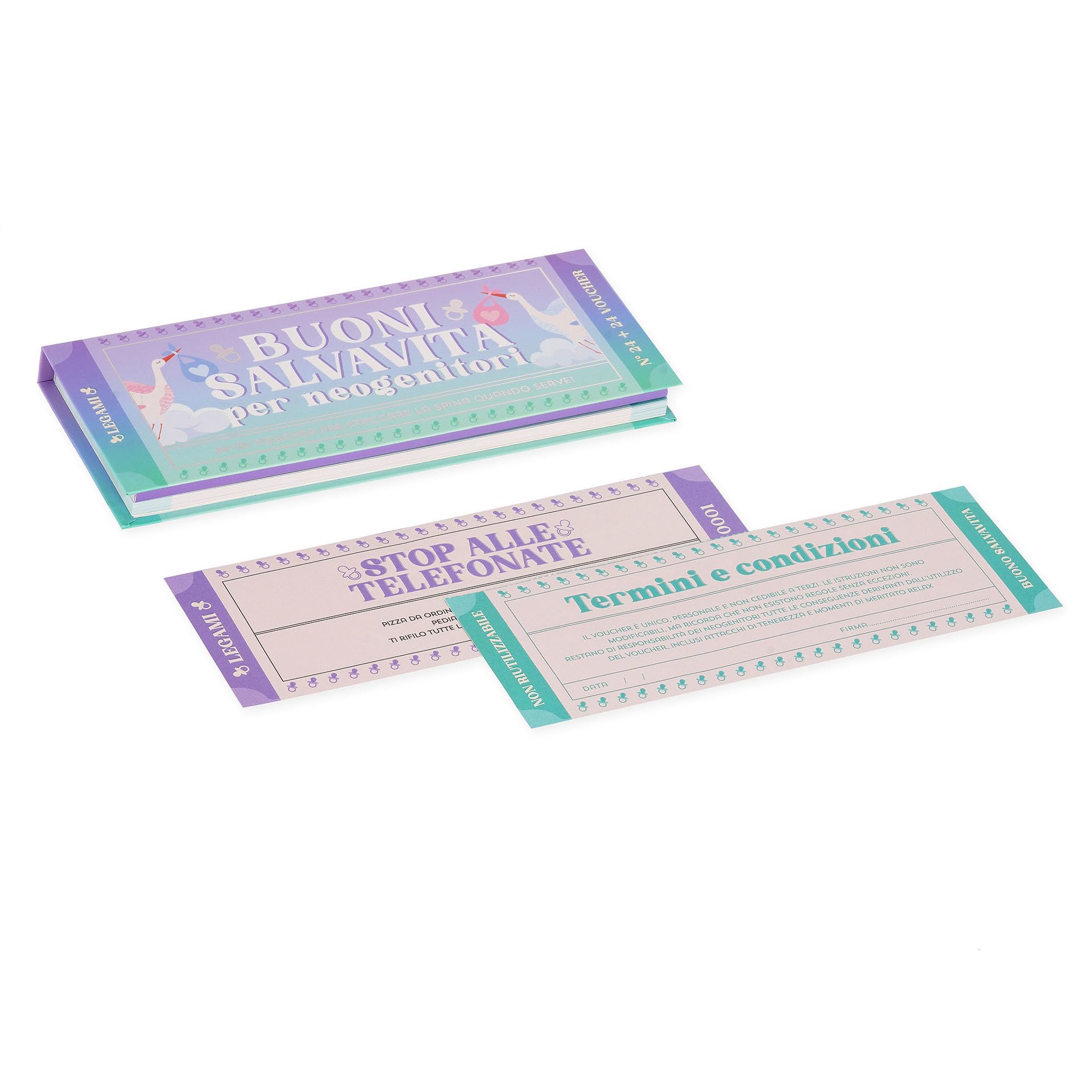 Blocchetto 24 Voucher Per Pap&agrave; - Coupon Attivit&agrave; Famiglia, Regalo Divertente E Originale, Italiano