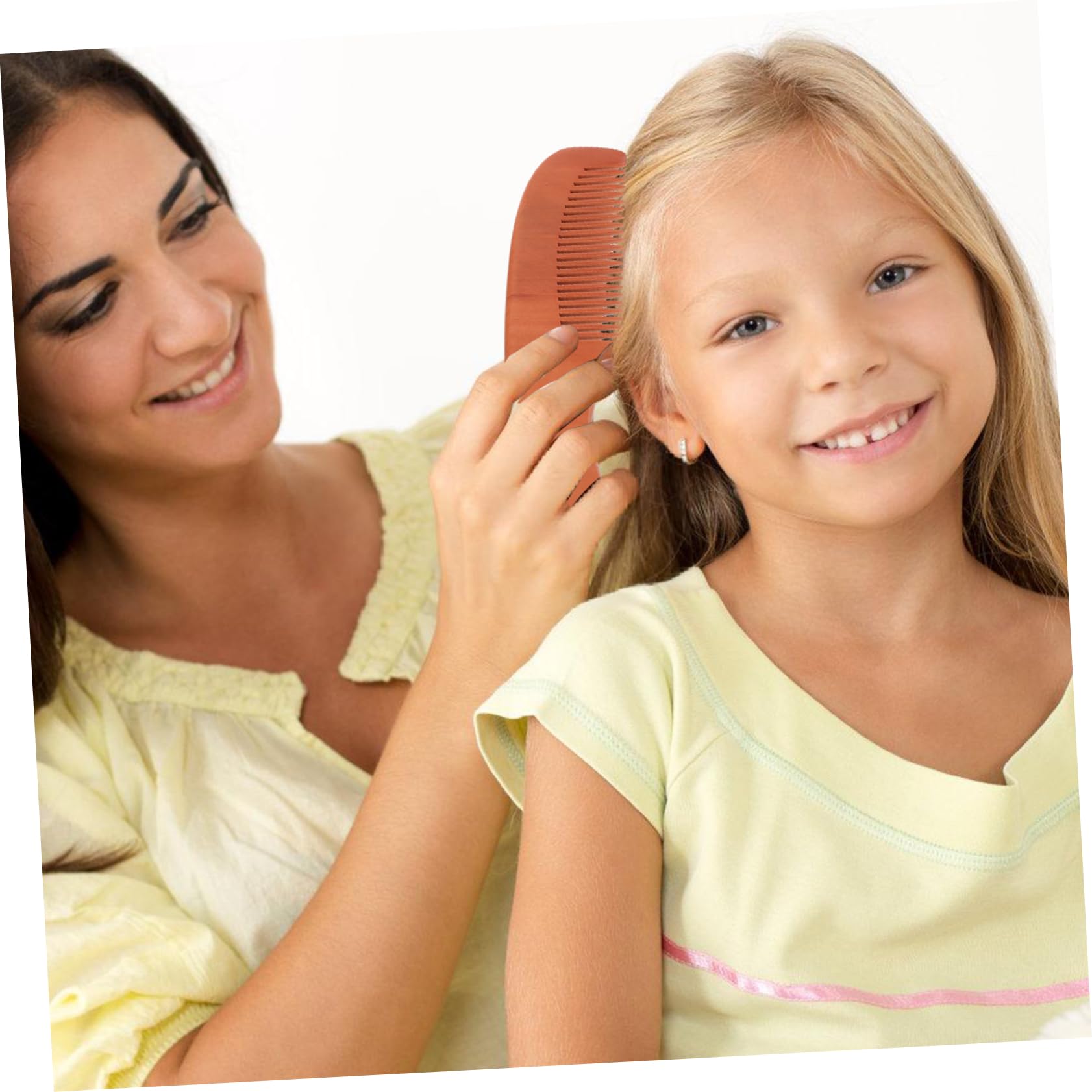 GARVALON Natural Wool Baby Hair Brush Set Wooden Comb Gentle Care Kit for Baby Boys