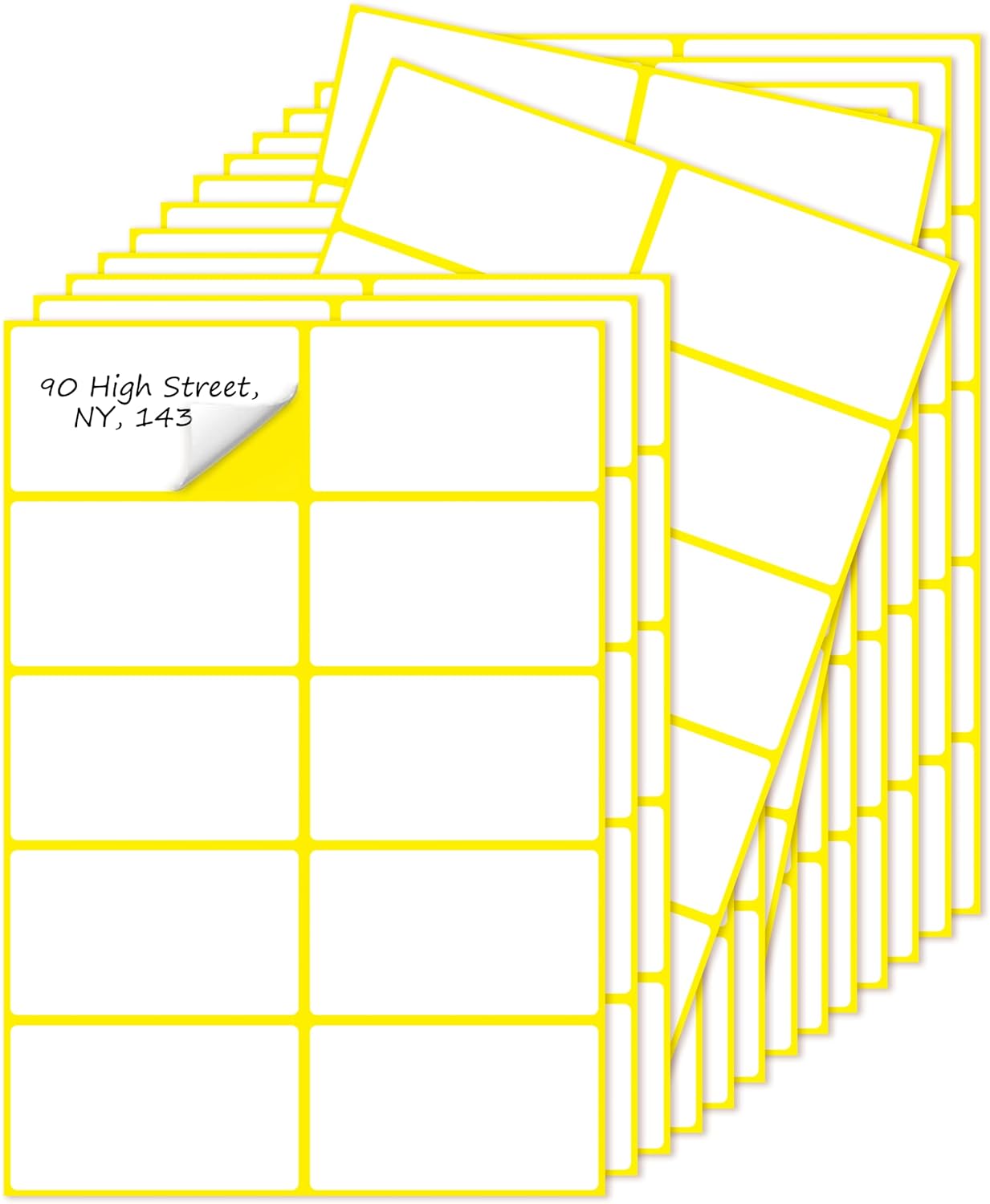 Sticky Labels Pack of 400 White Self Adhesive Address Labels Stickers