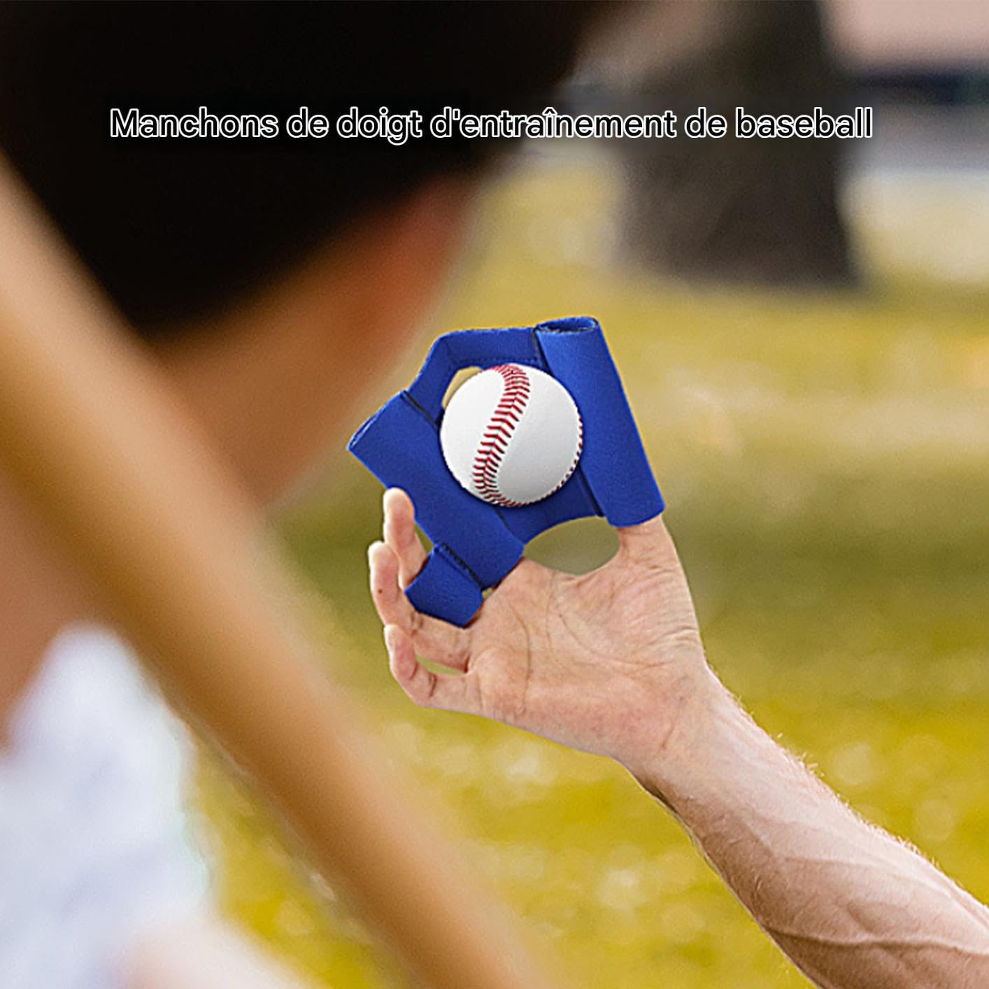 Générique De Doigt D'entraînement De Baseball | Inserts pour Doigts de de Baseball | Équipement Sportif Portable pour Exercices D'Infield, Cage De Frappe Et Échauffements