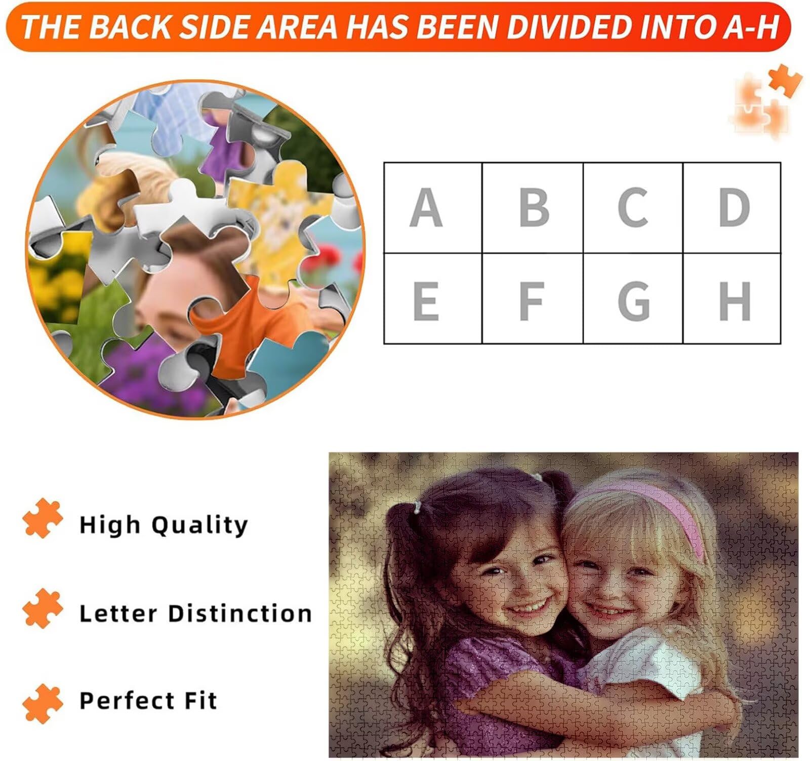Puzzle Personalizzato con Foto e Testo 5000 Pezzi - Stampa in HD, W-5916