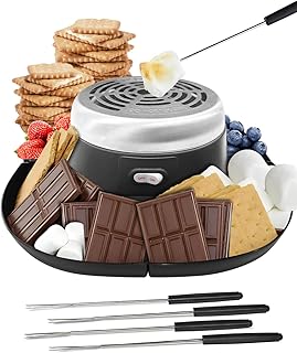 Smores Maker Tabletop Indoor Kit, Indoor Smore Maker Smores Kit Flameles...