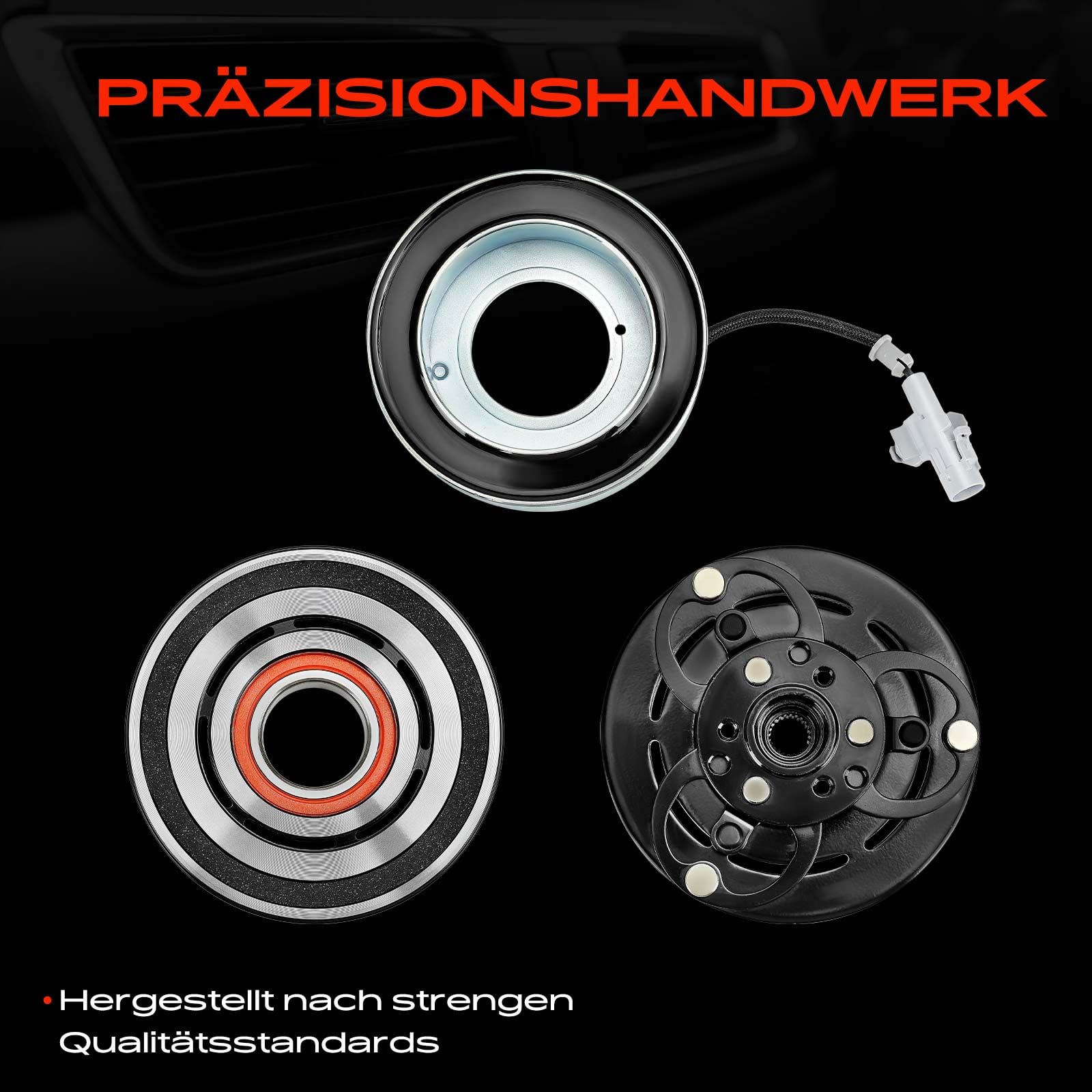 Frankberg Magnetkupplung Klimakompressor Benzin Kompatibel mit Forester SJ Impreza Schrägheck GP Impreza Stufenheck GJ Levorg XV GP Replace# 73111FJ040