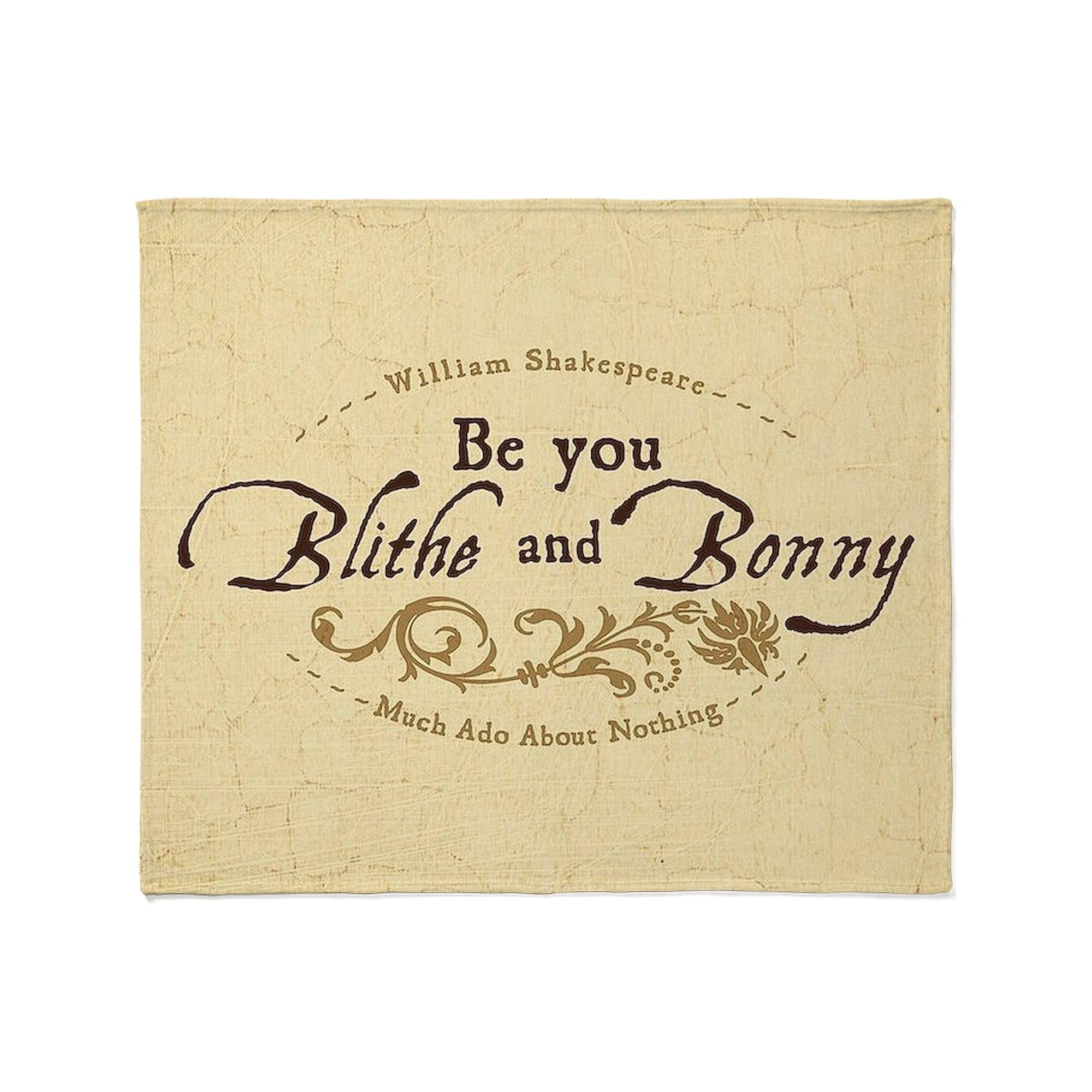 CafePress Be You Blithe And Bonny Super Soft Fleece Plush Throw Blanket, 60"x50"