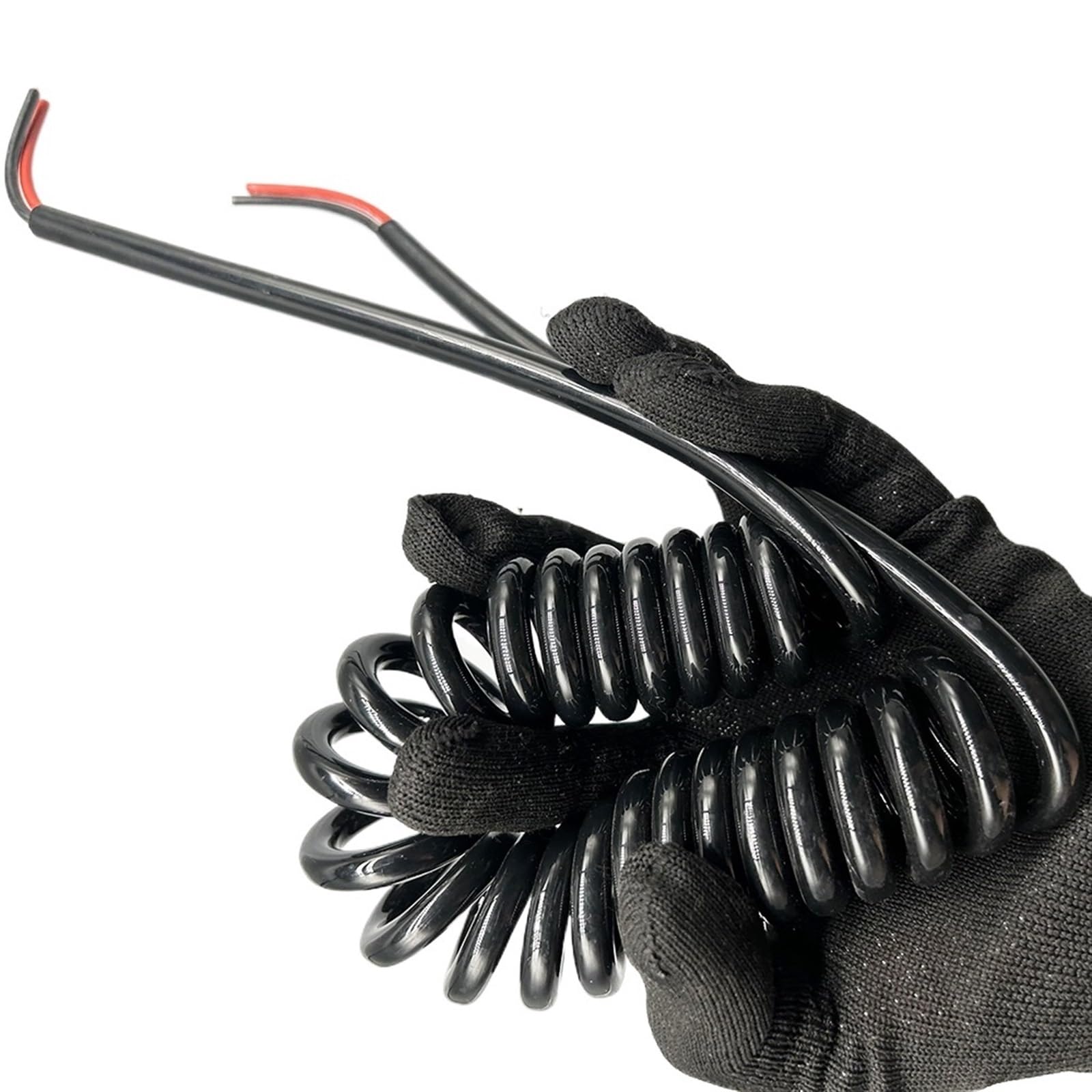 Cable en Espiral, Cable elástico de Poliuretano 2 núcleos(Stretch 1.25 Meters)