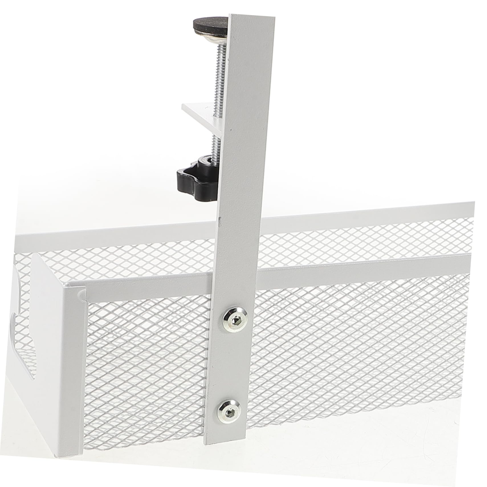 Uonlytech Goulotte de Gestion des Câbles Bureau Blanc en Acier Carbone