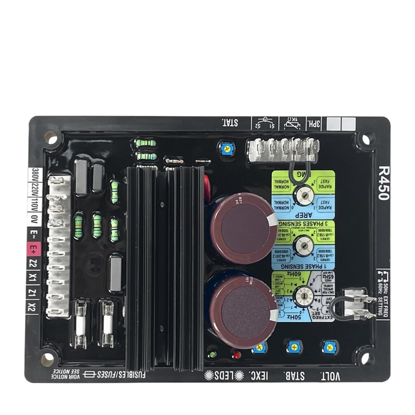 CBRBLCIUL 1PCS R450 AVR Replace Generator Automatic Voltage Regulator Three Phase Diesel Alternator Stabilizer