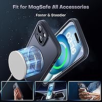 Vista 39 de TOCOL Funda magnética para iPhone 15 Pro Max, protección completa mejorada de la cámara, compatible con Magsafe, protección contra caídas, funda