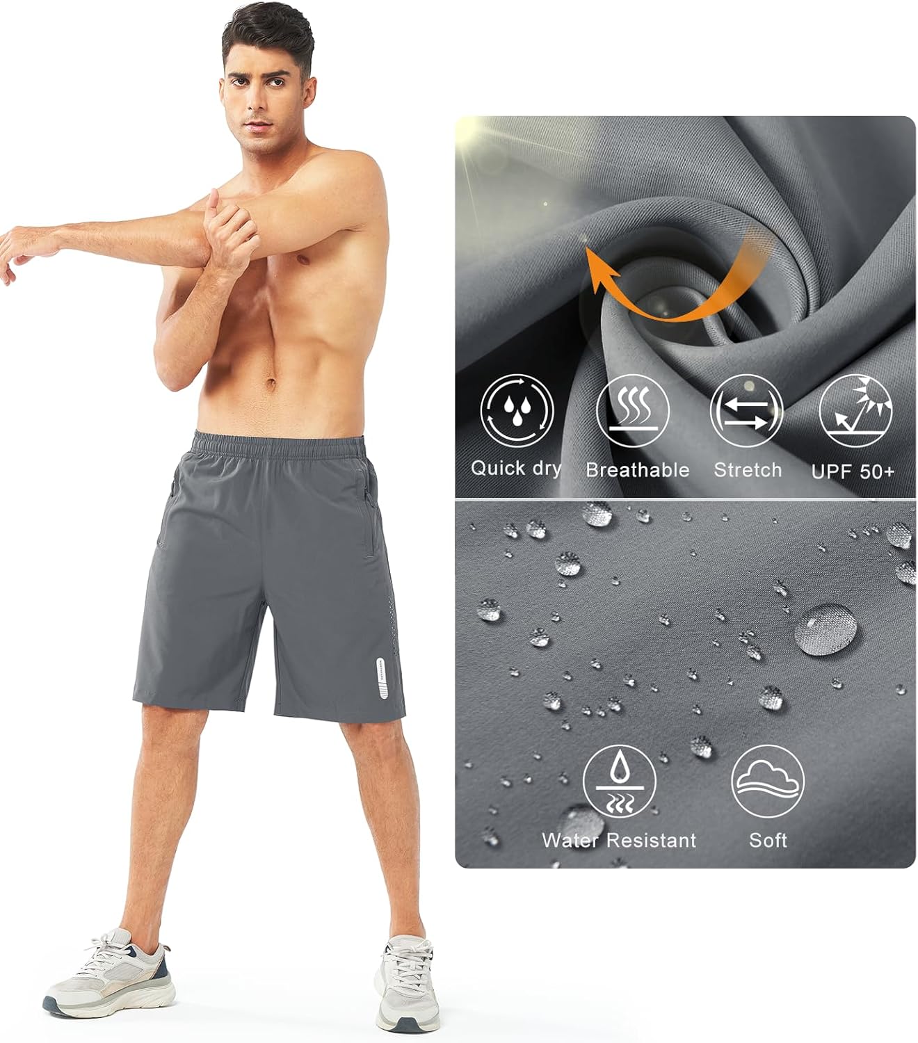 NORTHYARD Men's Athletic Running Shorts Gym Workout Shorts 7"/ 9"/ 5" Quick Dry Lightweight Sports Basketball Exercise Tennis - Image 4