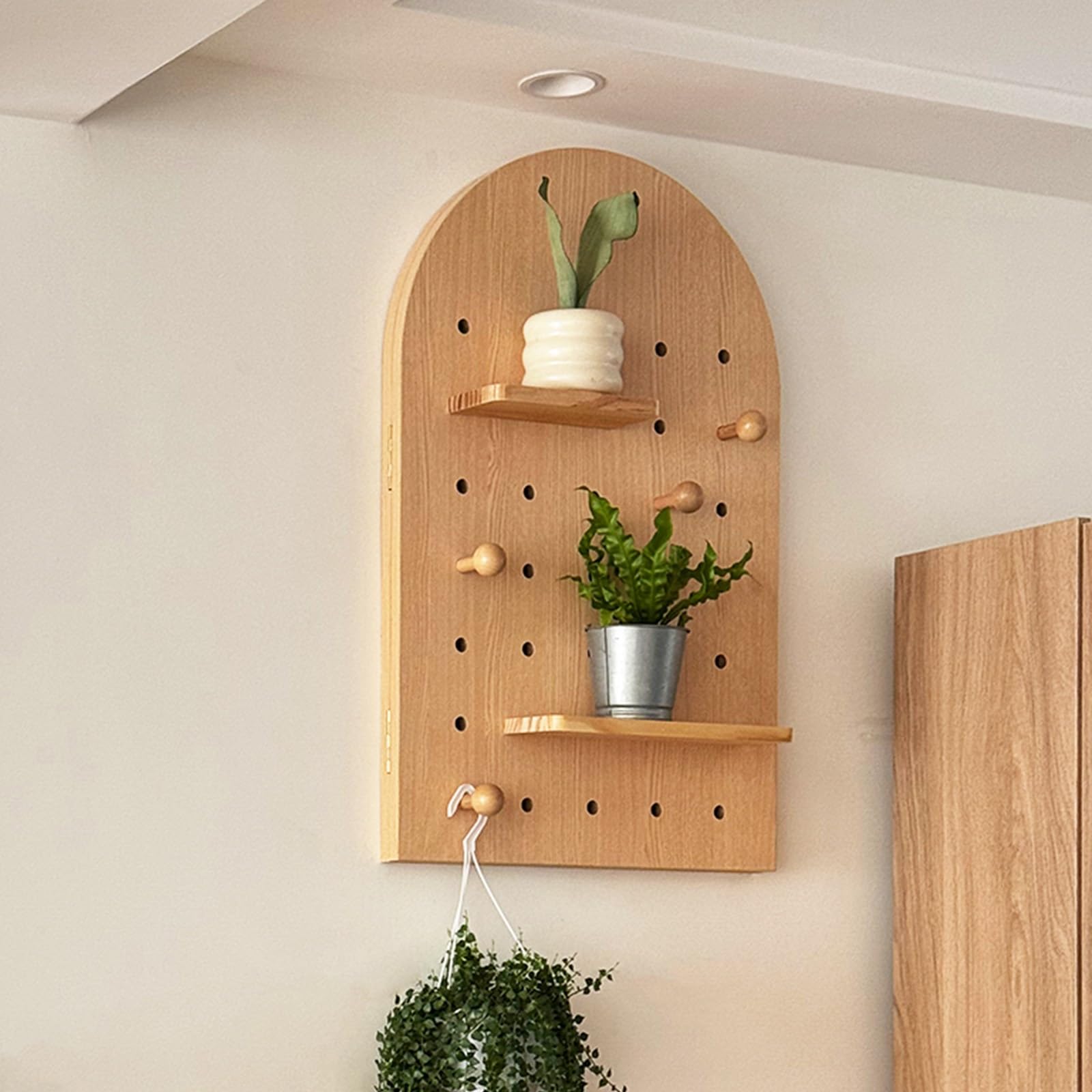 Tapa Contador Tapa para Caja De Medidor De Electricidad Interior con Bisagras, Panel De Medidor Eléctrico De Madera Pintada A Mano/Caja De Distribución De Pared Decorativa(WxH 550x650 mm)