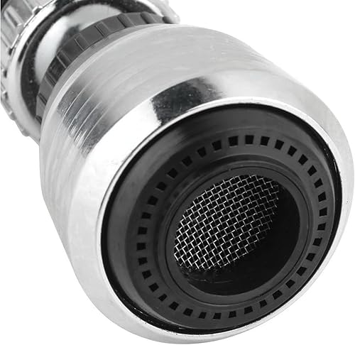 Miniatura 3 de Wideskall® Paquete de 3 boquillas giratorias de 360° con doble configuración, adaptador de grifo aireador, grifo de ahorro de agua