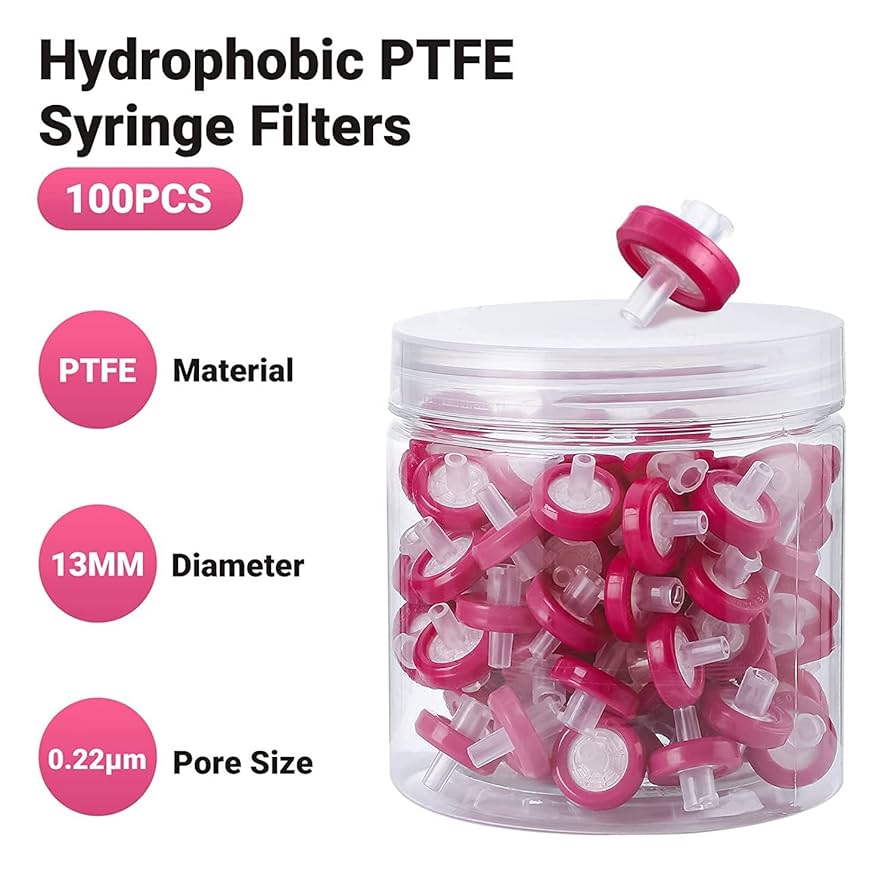 メンブレンフィルター PTFE 疎水性 ろ紙 ろ過 孔径0.22µm PTFE025022 PTFEシリンジフィルター(疎水性) MS(Membrane