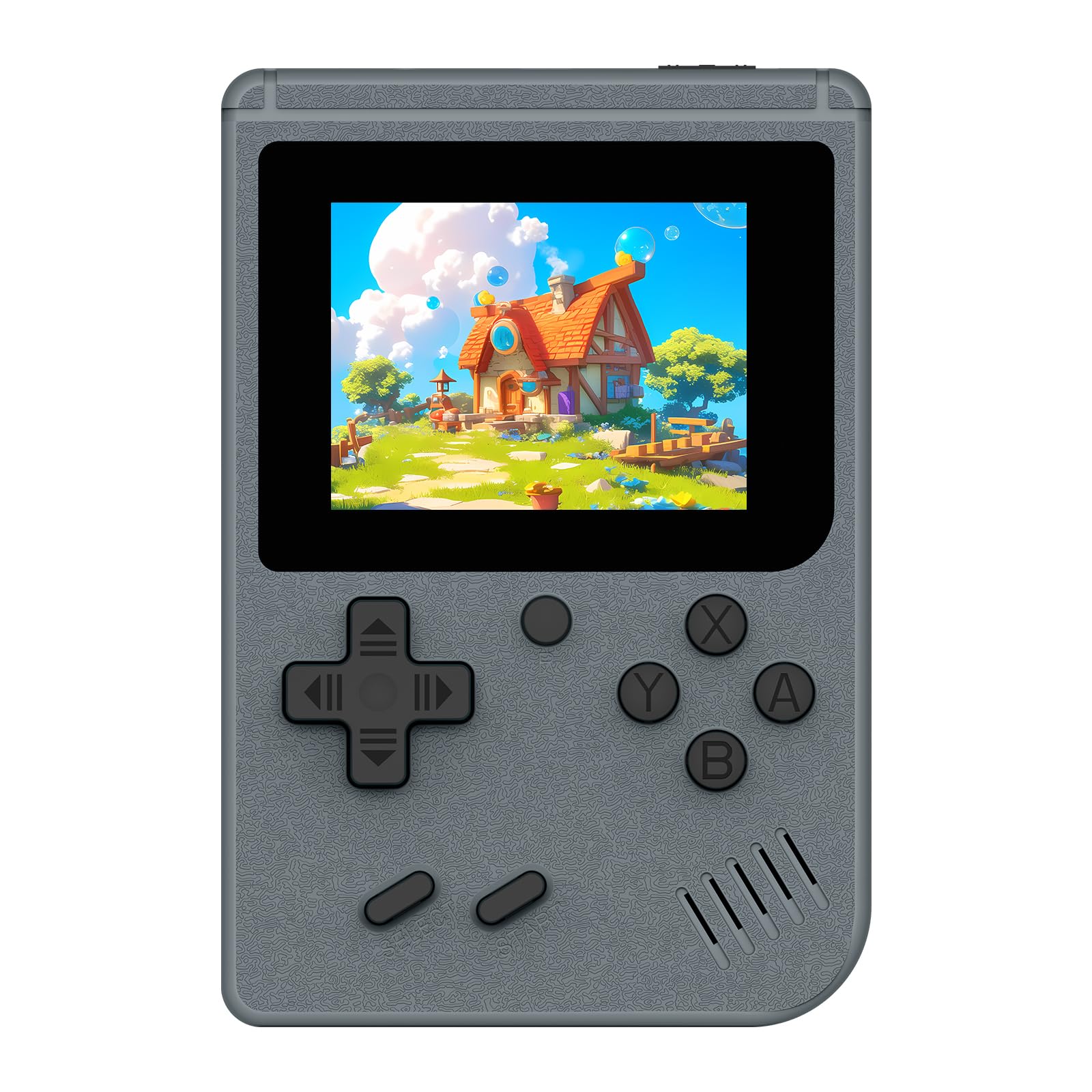 Retro Handheld Games Console Built-in 400 Video Games, Portable Handheld Emulator with 3.0 Inch Screen, Mini Travel Retro Gaming Consle (Classic Gray)