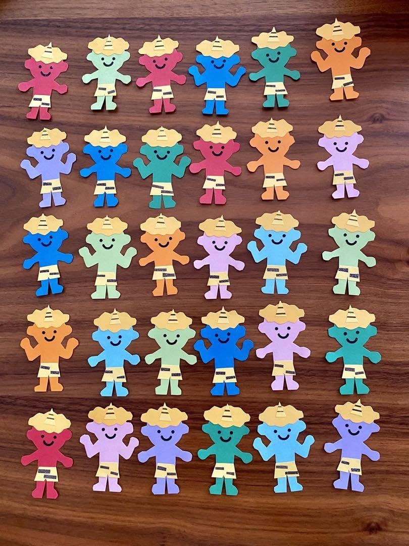 Amazon.co.jp: ペーパークラフト 「 鬼 」アルバム 節分 季節 壁面