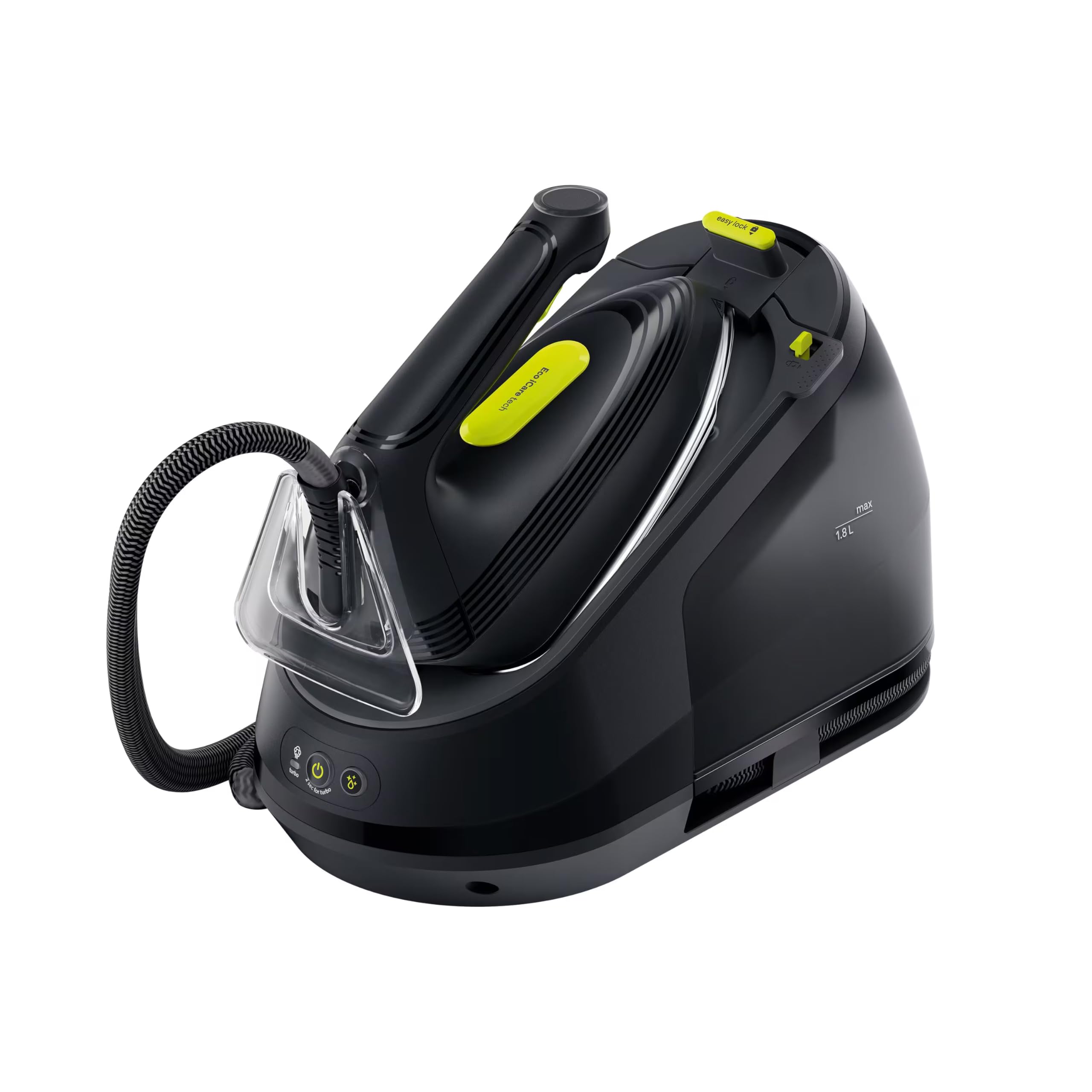 Braun CareStyle 3 IS3257BK, Dampfbügelstation Mit FreeGlide 3D Technologie, 125 g/min Dampf, Schnelles Aufheizen, iCare Modus, Vertikales Bügeln, Abnehmbarer 1,8L Tank, 2200W, Schwarz