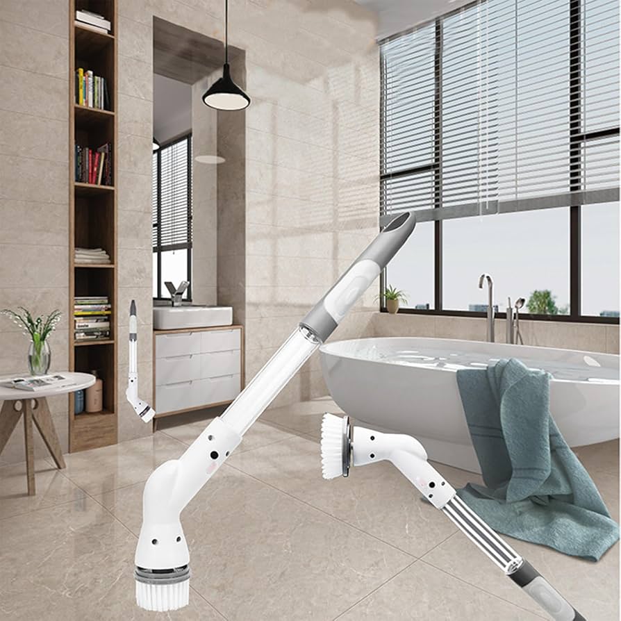 cordless tile scrubber