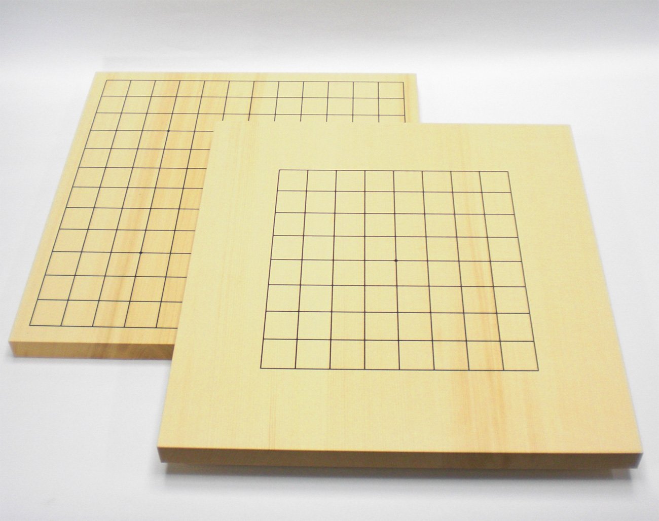 ヒバ囲碁盤 Amazon | 囲碁盤 ヒバ5号9・13路盤(表13路盤・裏9路盤) 梅商
