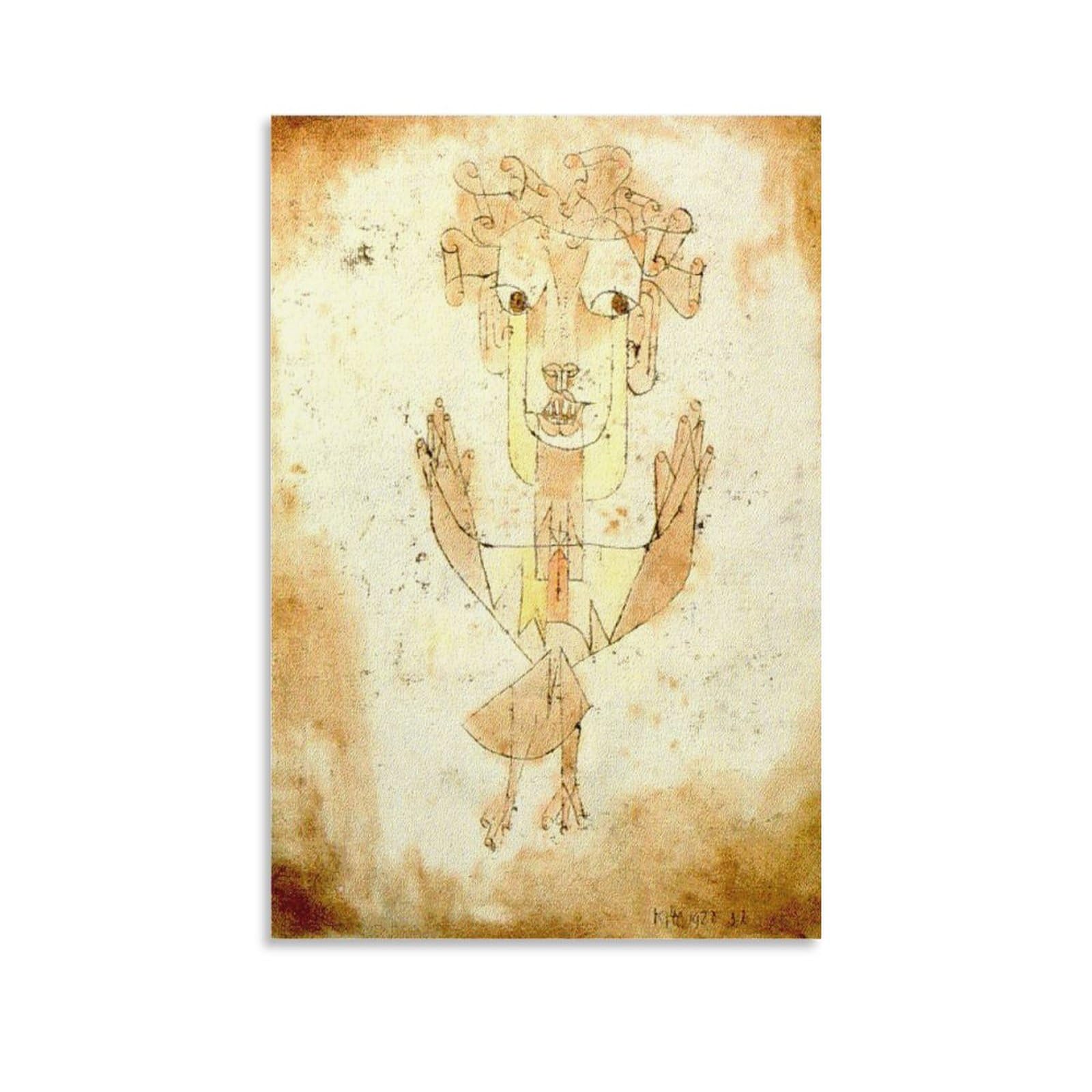 Amazon.co.jp: Paul Kleeパウル・クレー代表作「新しい天使」 アート