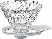 Vista 18 de HARIO VDGR-02-B V60 Gotero de Vidrio Resistente al Calor 02, Para 1-4 Tazas, Negro, Hecho en Japón