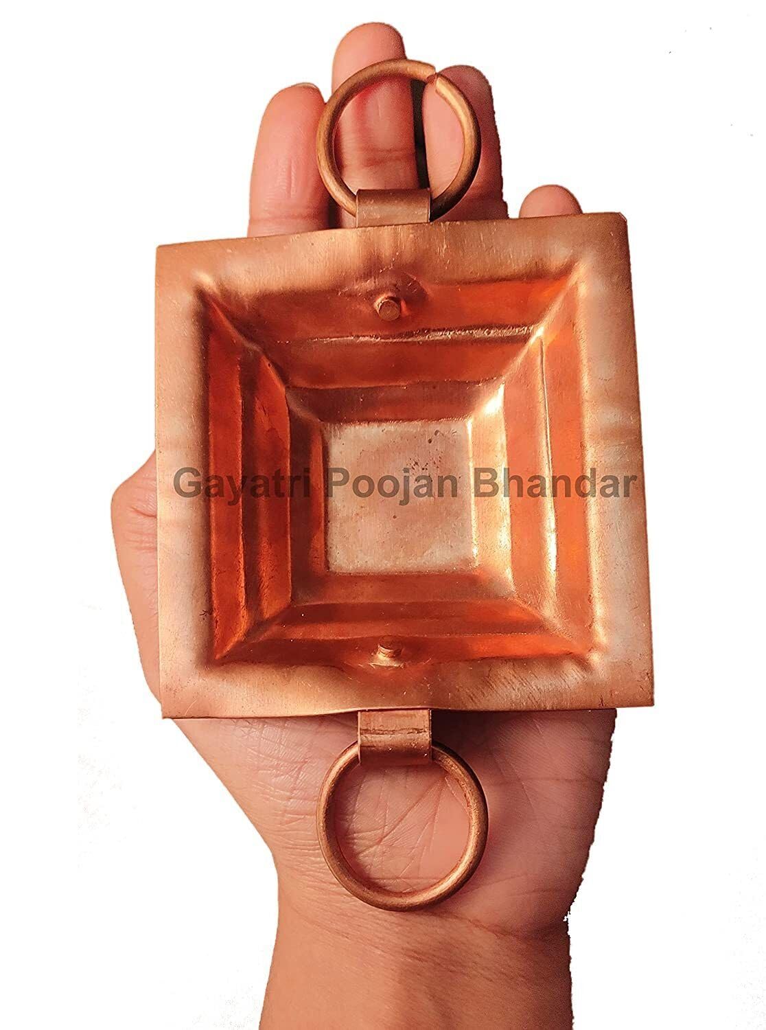 RSGM 3 Inch Copper Small Hawan Kund for Havan and Rituals